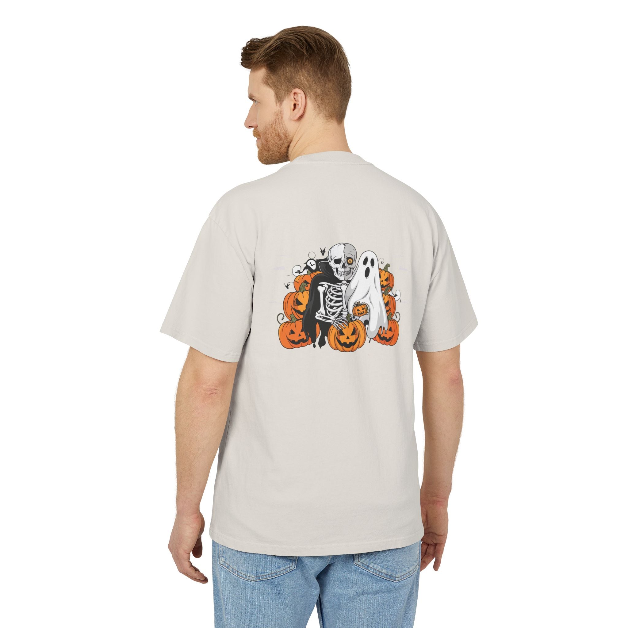 Halloween with Bats | Unisex Heavy Faded Tee