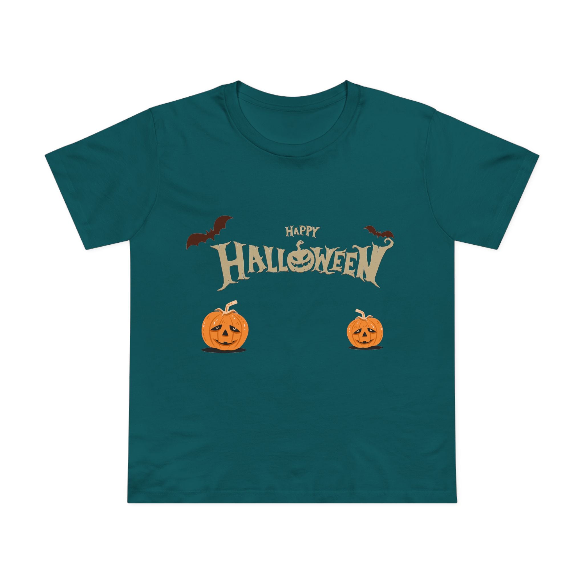 Halloween with Pumpkins | Women’s Maple Tee