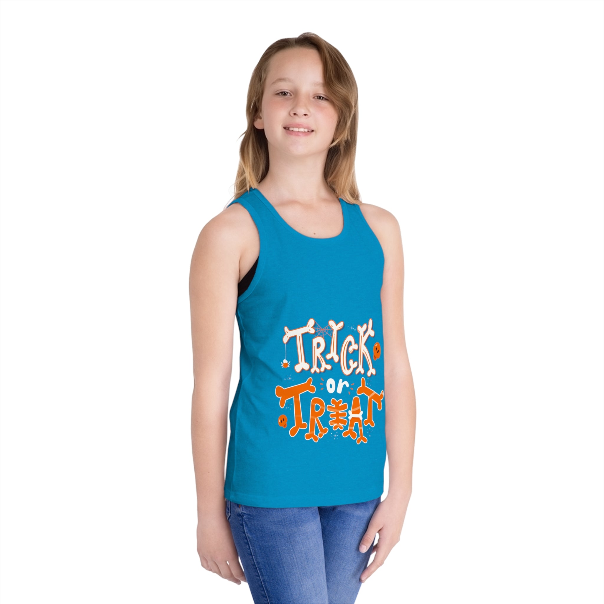 Halloween Trick or Treat | Kid's Jersey Tank Top