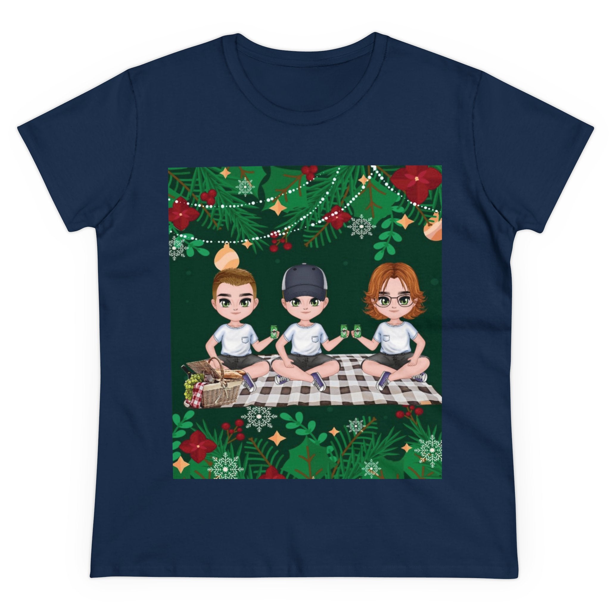 Happy Christmas Day | Women's Midweight Cotton Tee