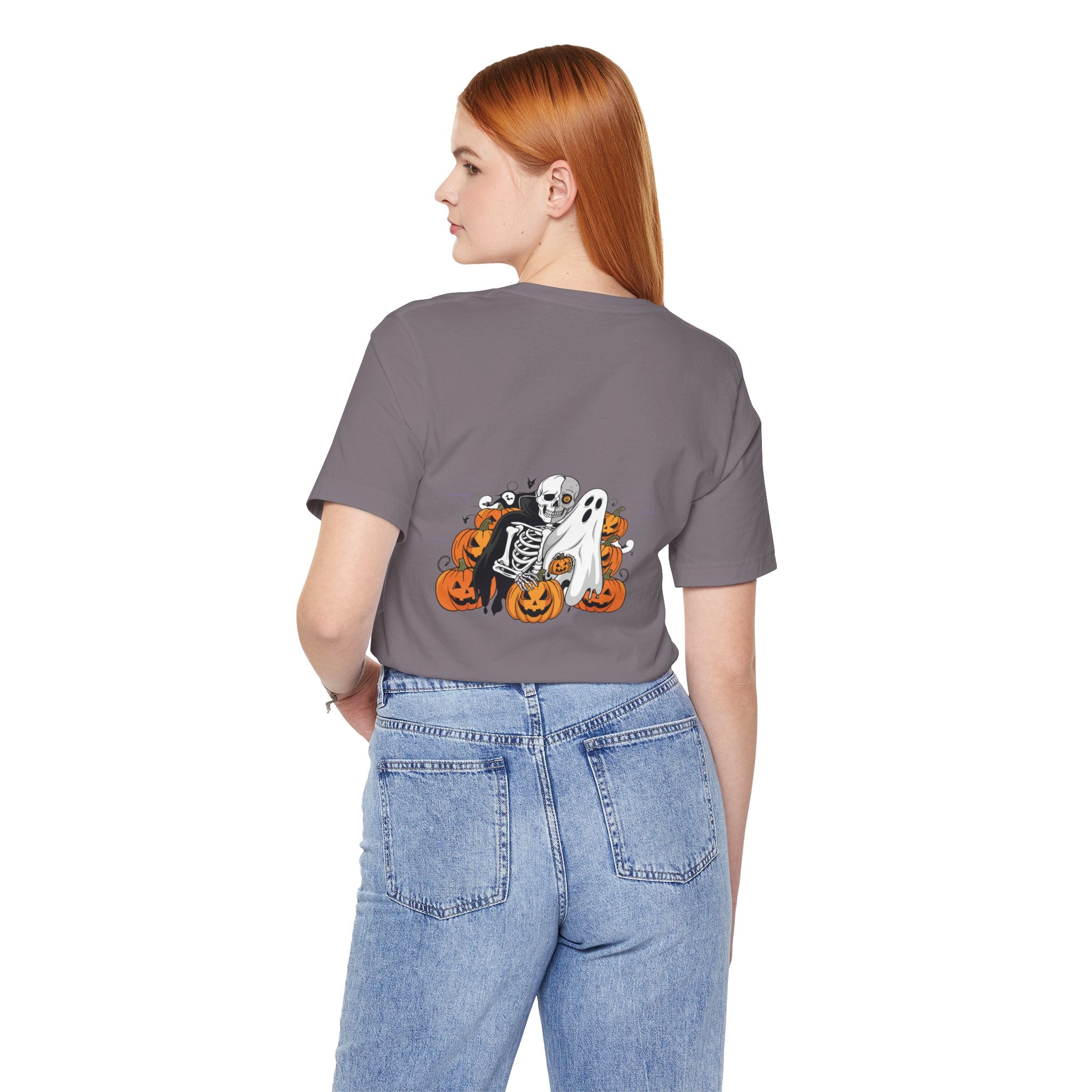 Halloween with Bats | Unisex Jersey Short Sleeve Tee