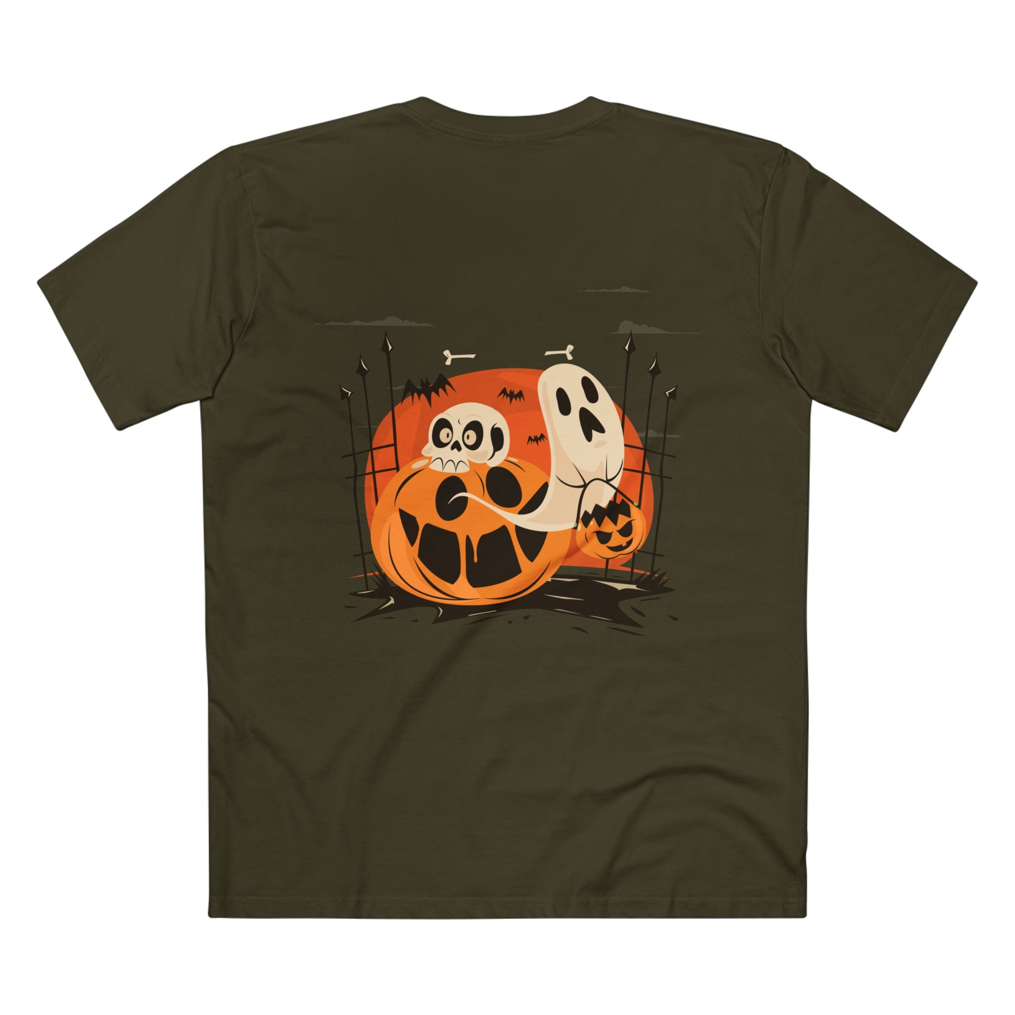 Halloween with Pumpkins | Men's Staple Tee