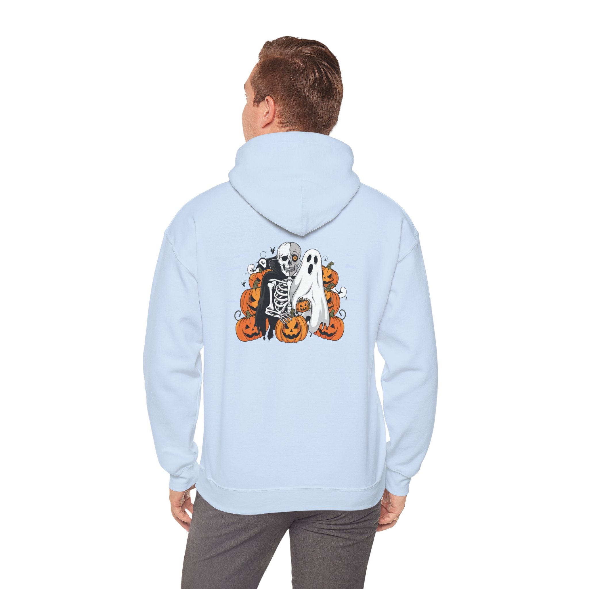 Halloween with Bats | Unisex Heavy Blend Hooded Sweatshirt