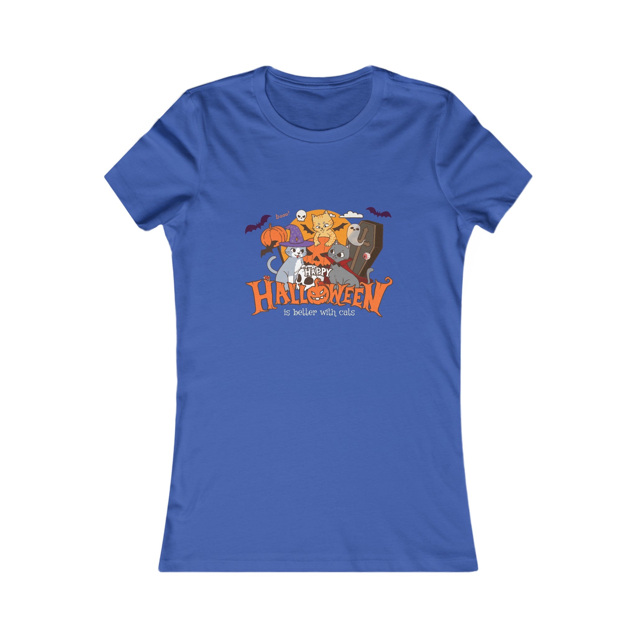 Halloween is Better with Cats | Women's Favorite Tee