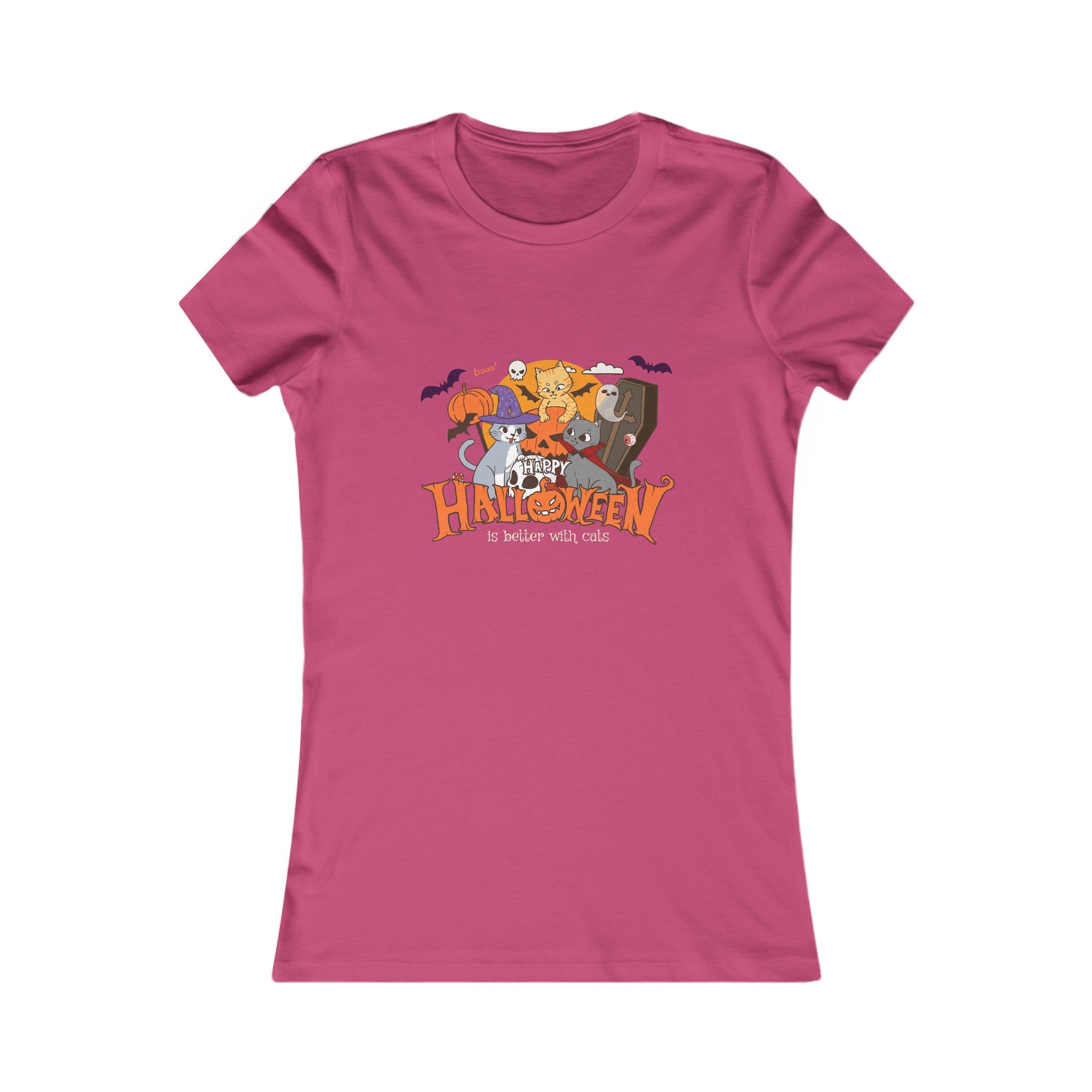 Halloween is Better with Cats | Women's Favorite Tee