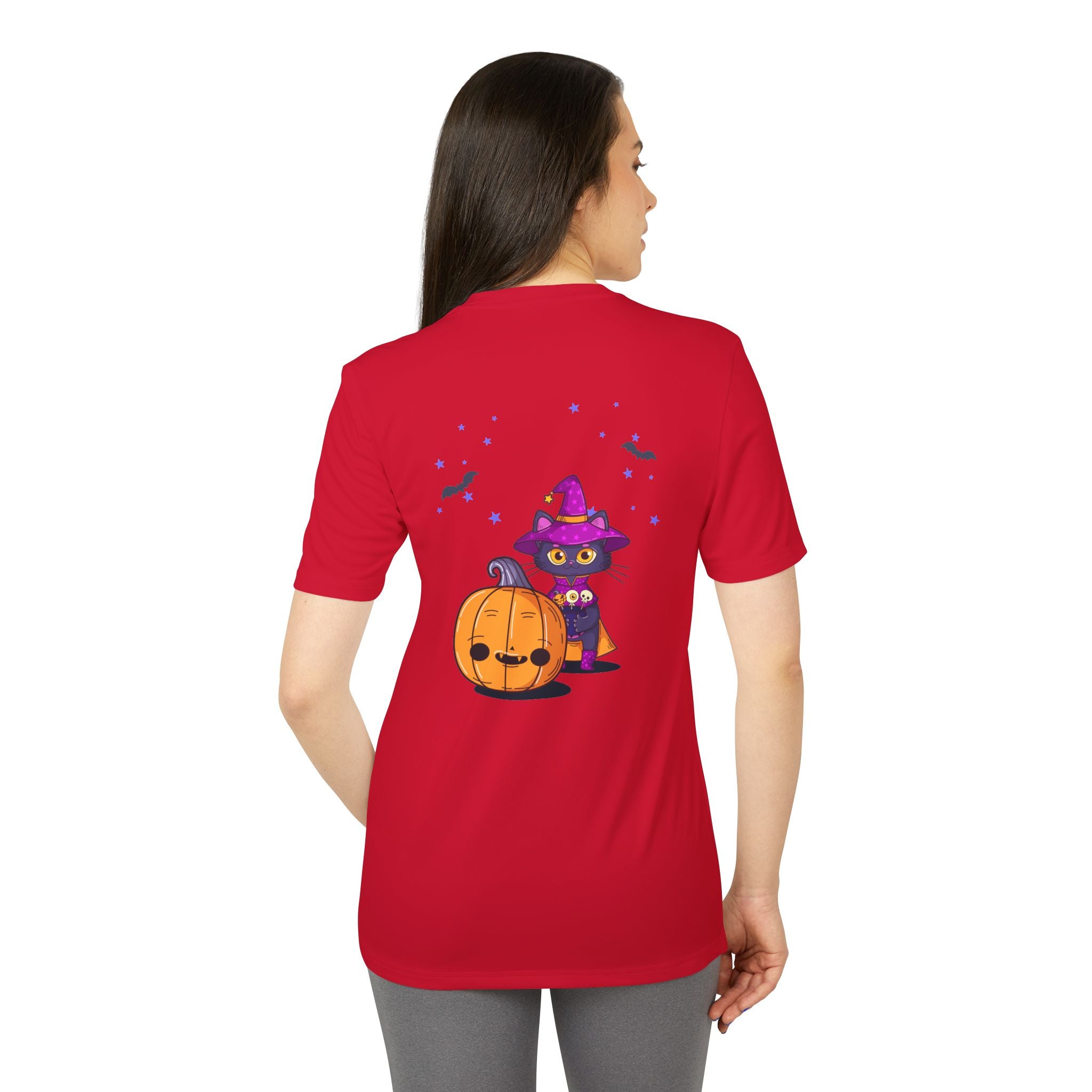 Halloween with Witch's Cats | adidas Unisex Sport T-shirt