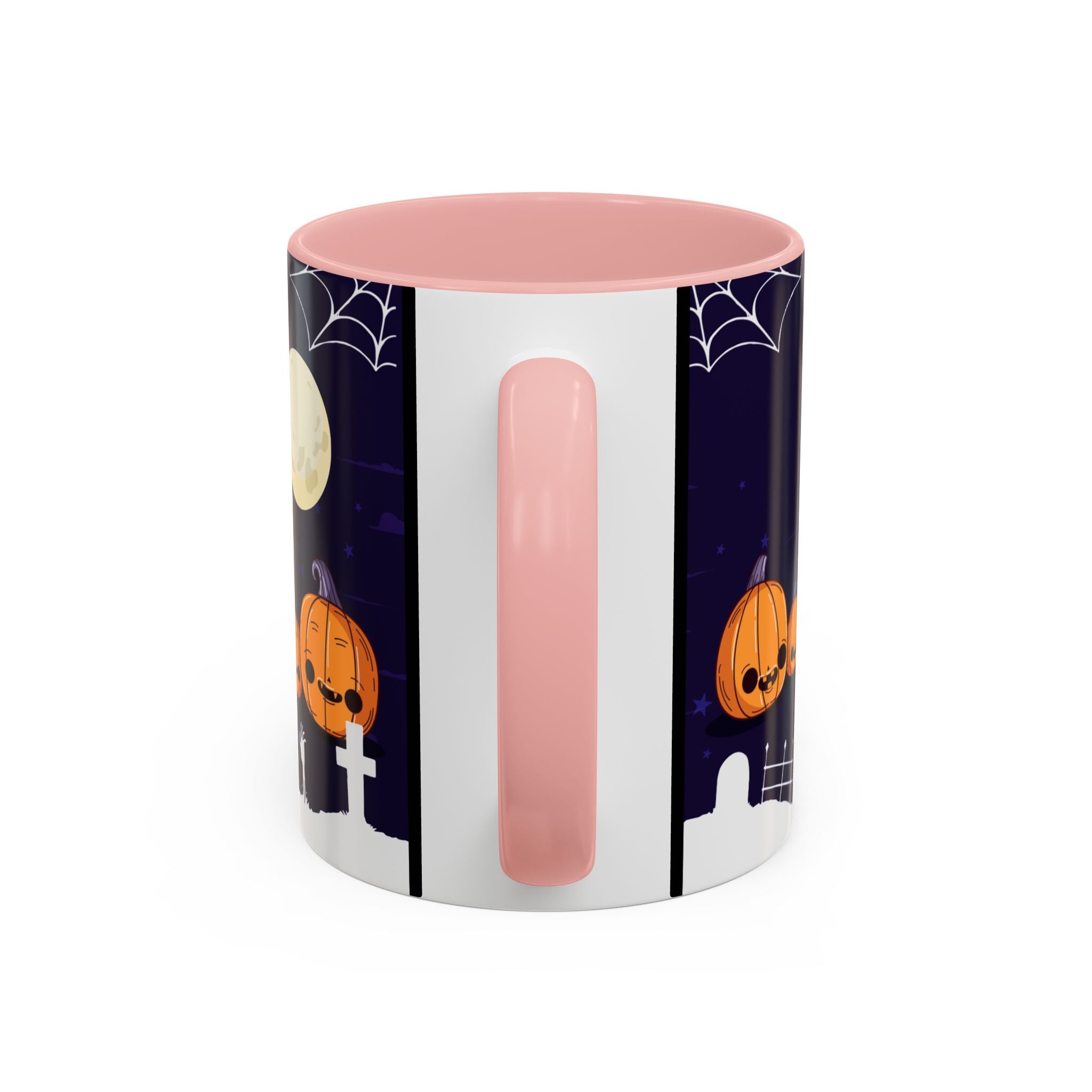 Happy Halloween with Skeleton | Accent Coffee Mug