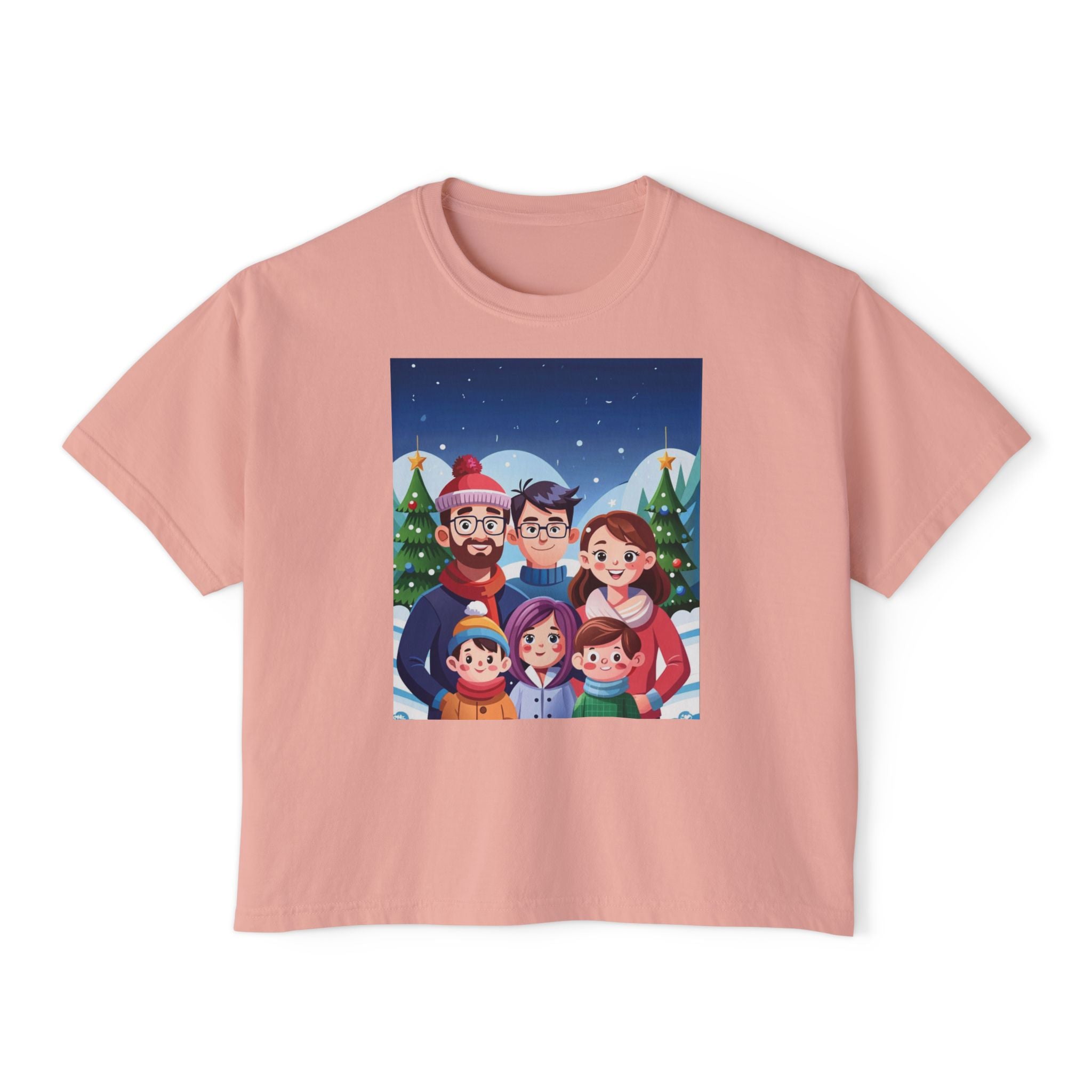 HAPPY CHRISTMAS DAY Women's Boxy Tee