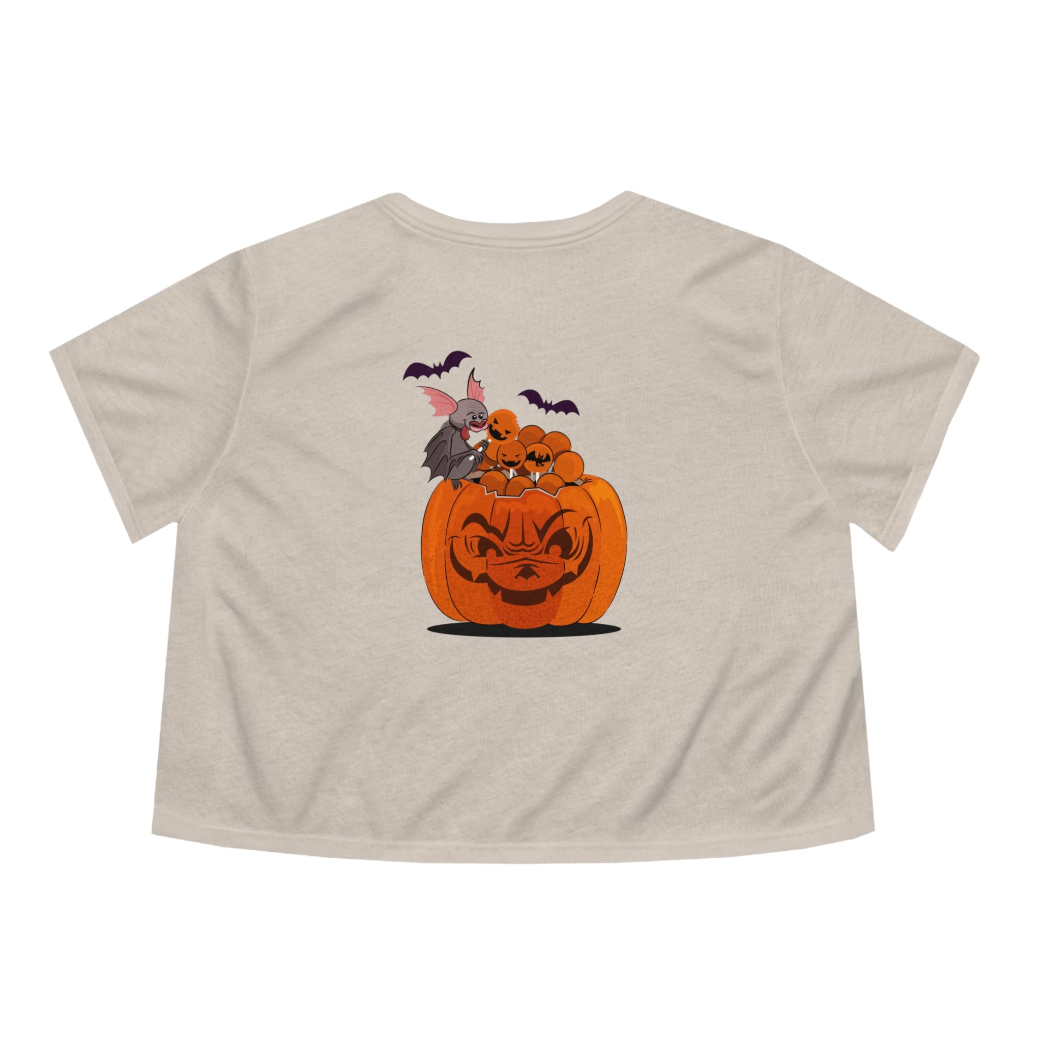 Halloween Trick or Treat | Women's Flowy Cropped Tee