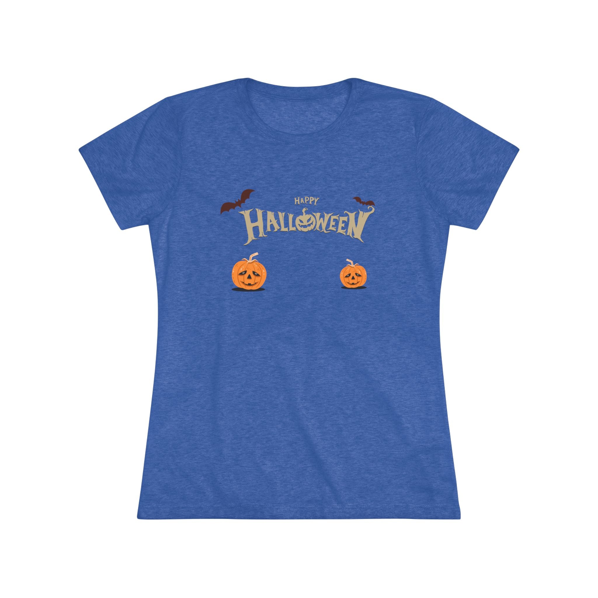 Halloween with Pumpkins | Women's Triblend Tee