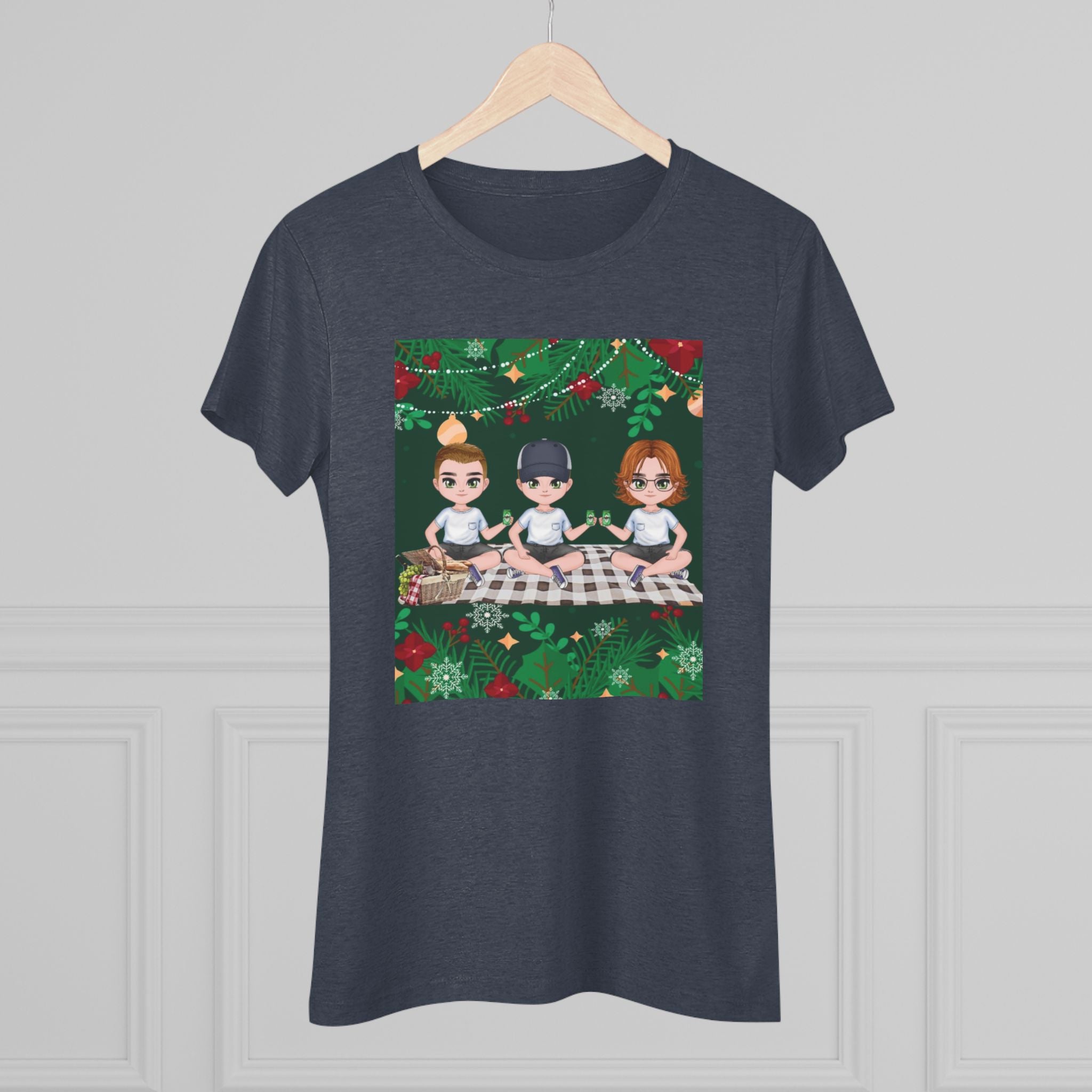 HAPPY CHRISTMAS DAY Women's Triblend Tee