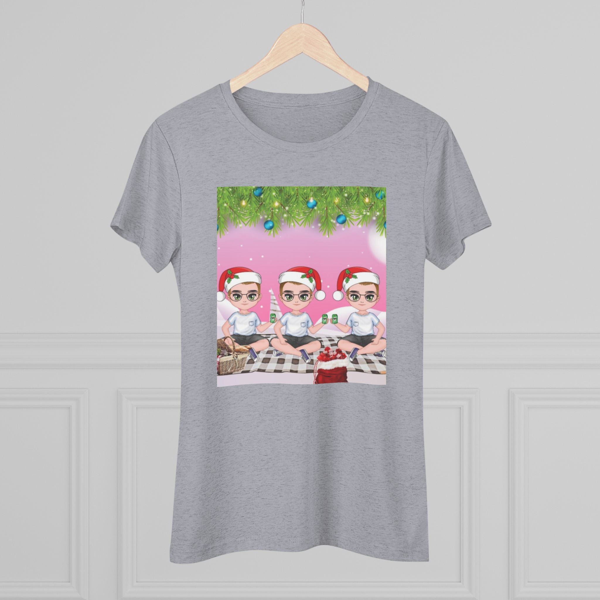 HAPPY CHRISTMAS DAY Women's Triblend Tee