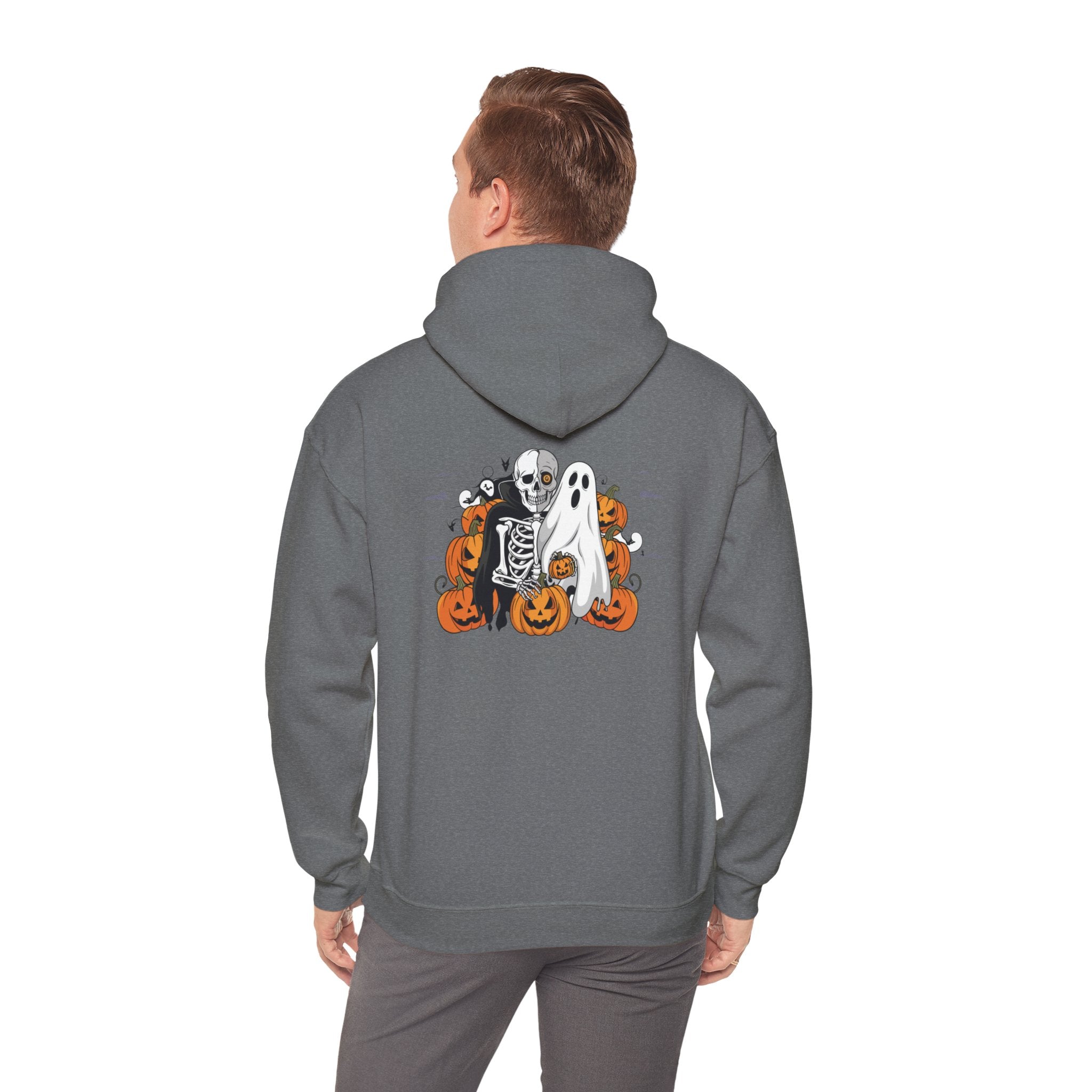 Halloween with Bats | Unisex Heavy Blend Hooded Sweatshirt