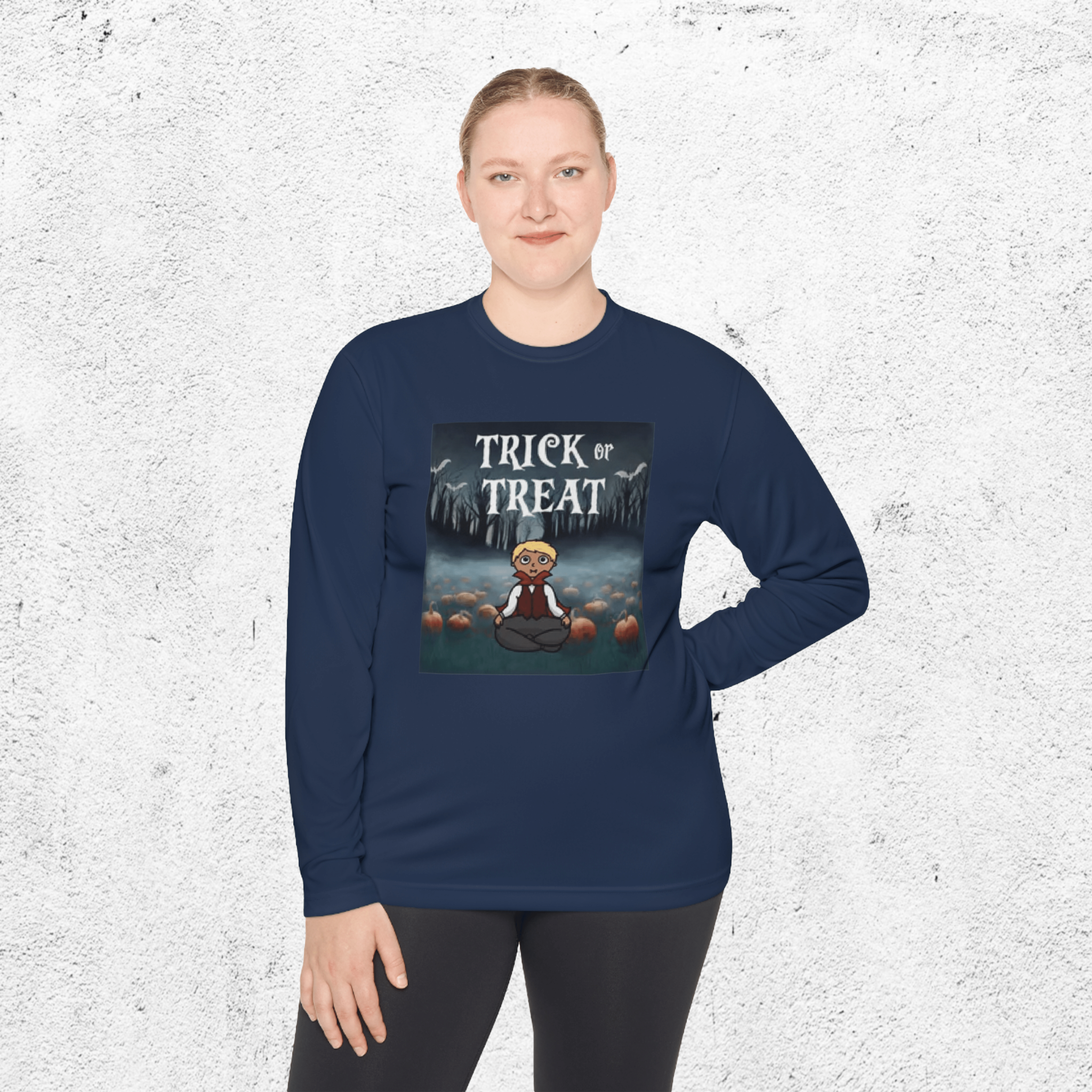 Trick or Treat | Unisex Lightweight Long Sleeve Tee