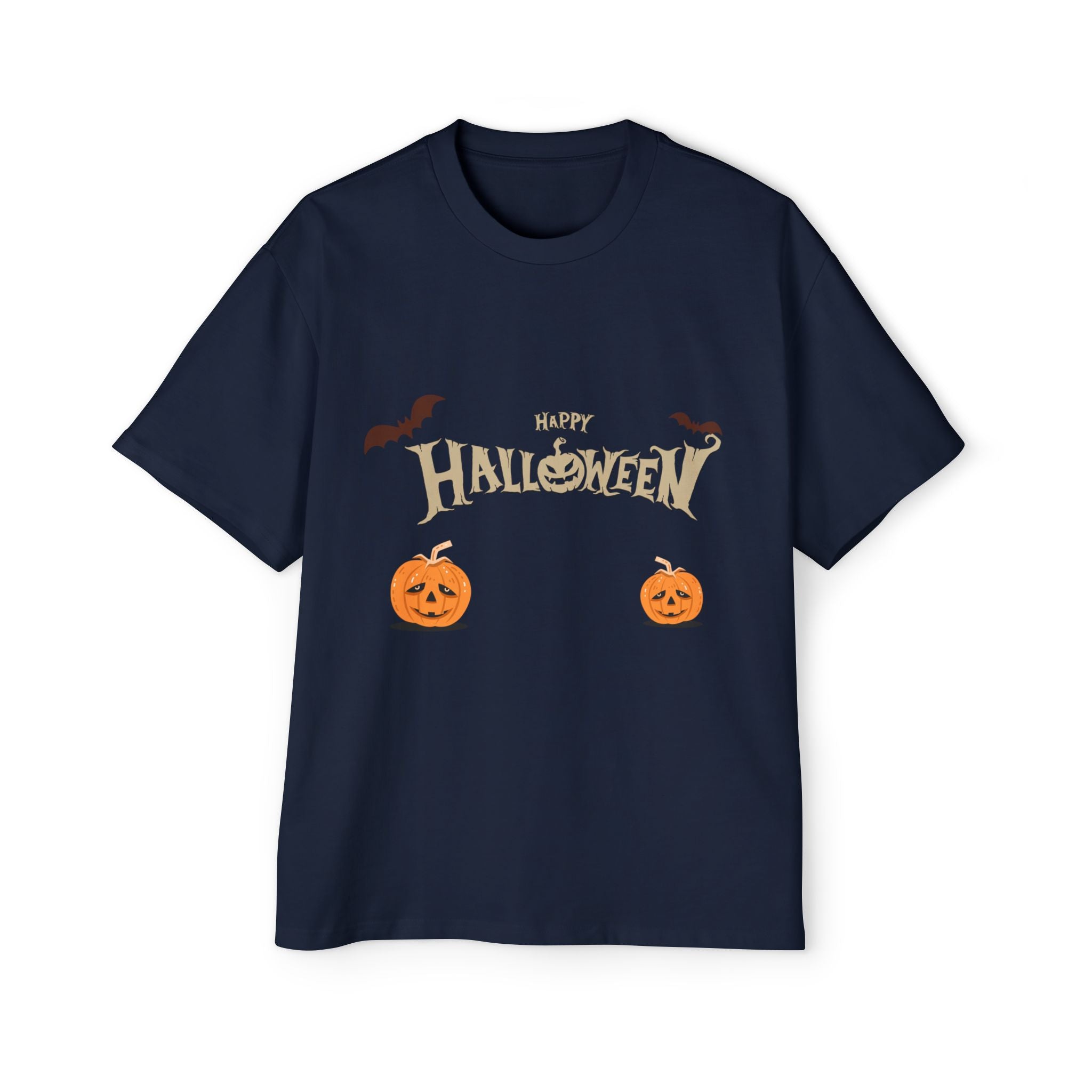 Halloween with Pumpkins | Men's Heavy Oversized Tee