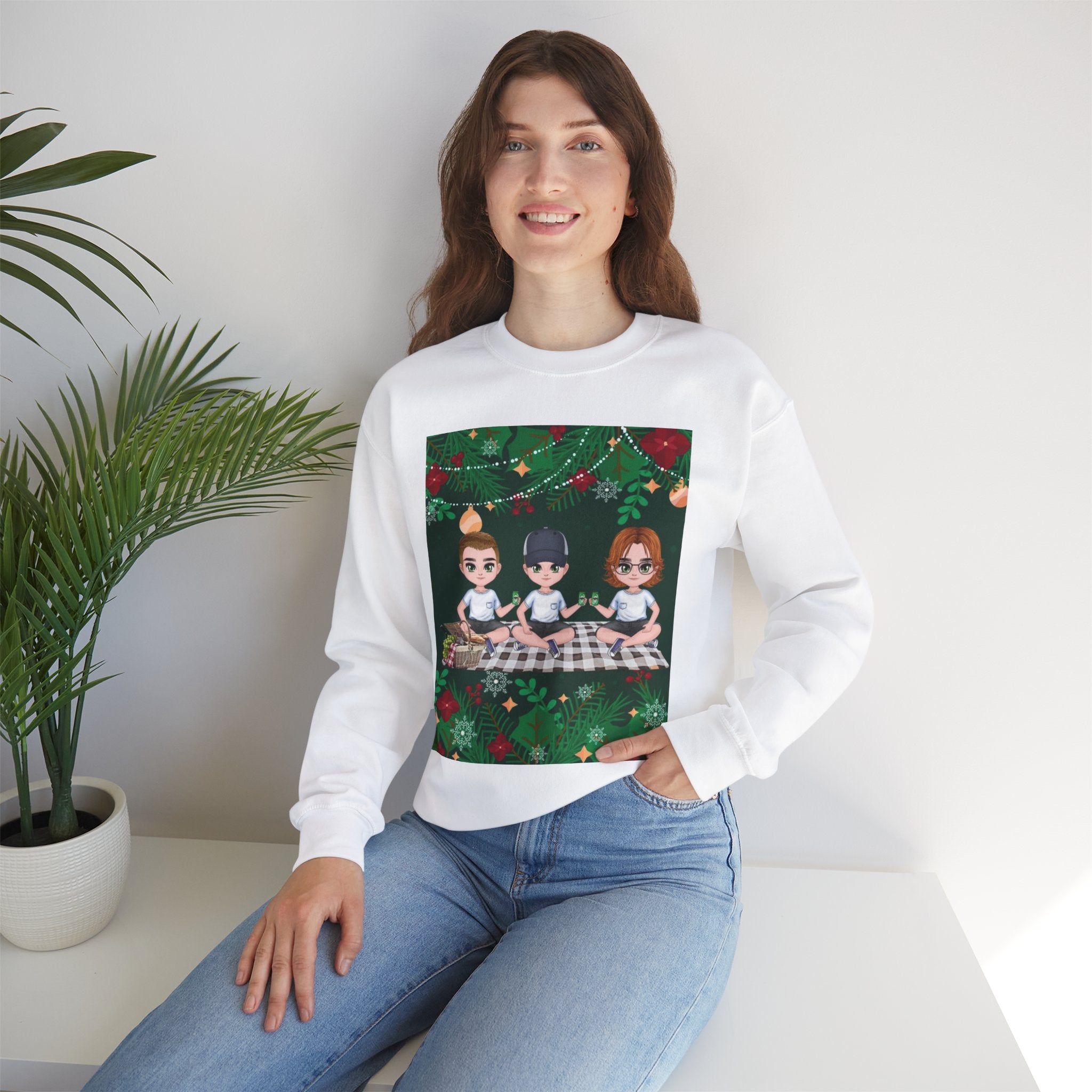 Christmas Party Unisex Heavy Blend™ Crewneck Sweatshirt