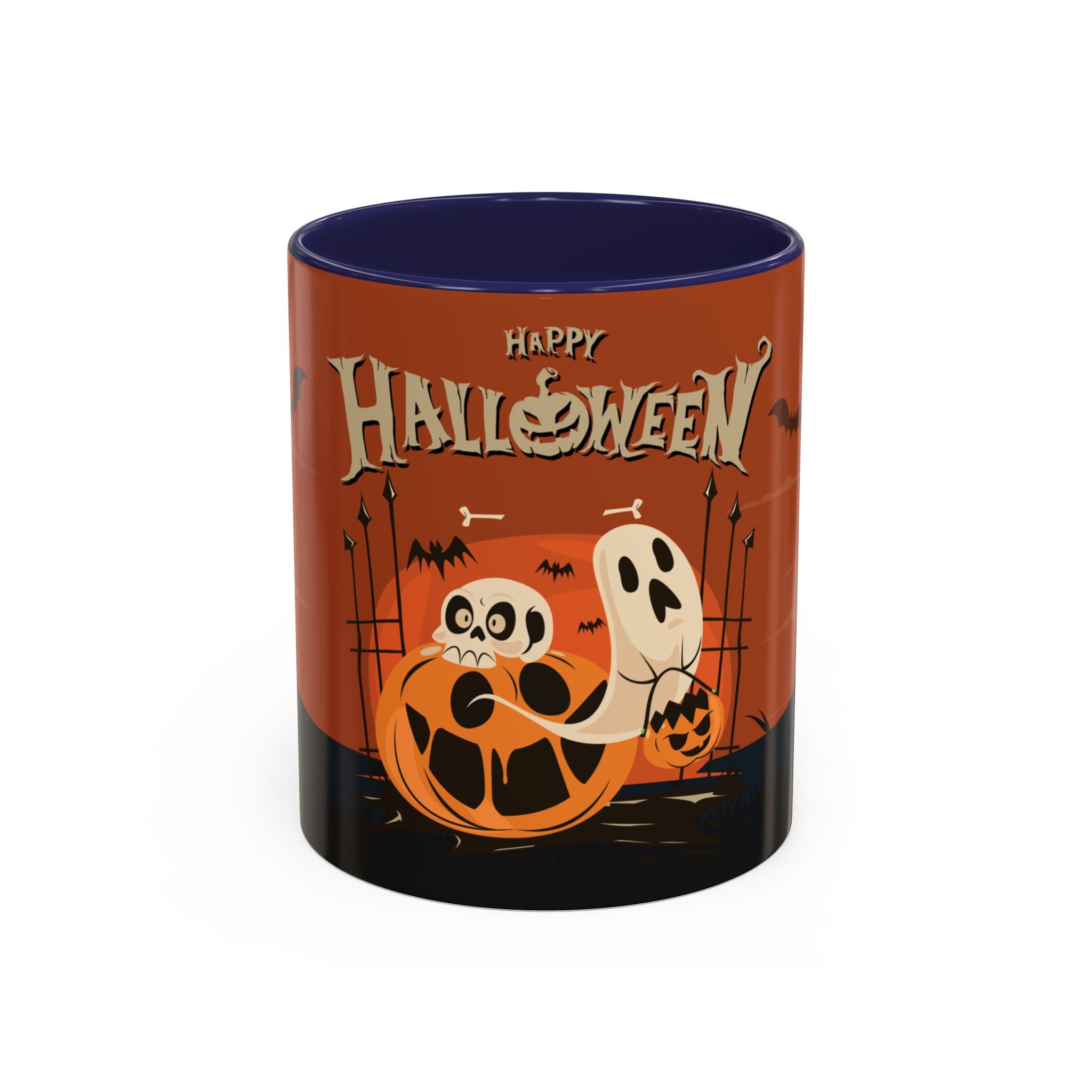 Happy Halloween with Pumpkin | Accent Coffee Mug