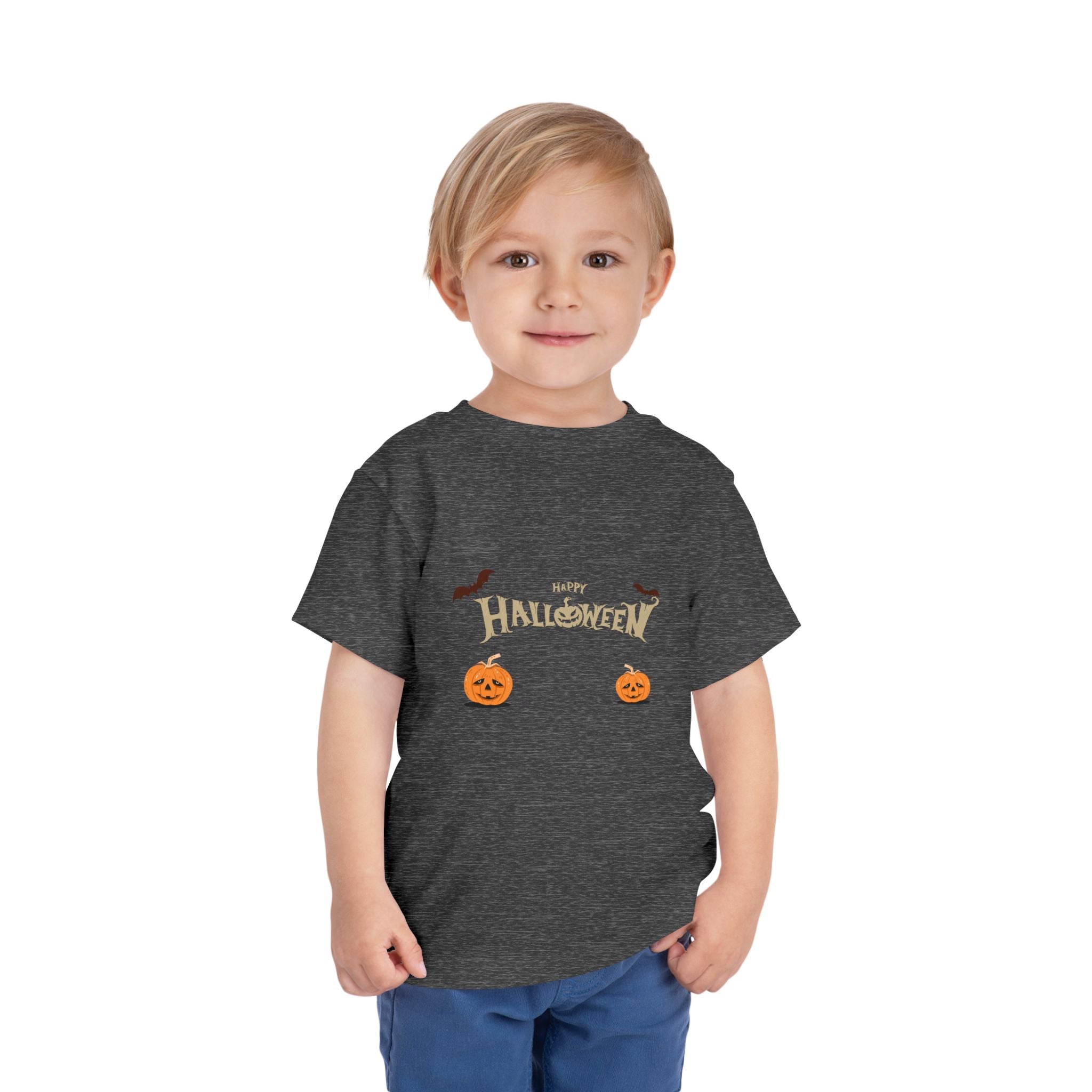 Halloween with Pumpkins | Toddler Short Sleeve Tee