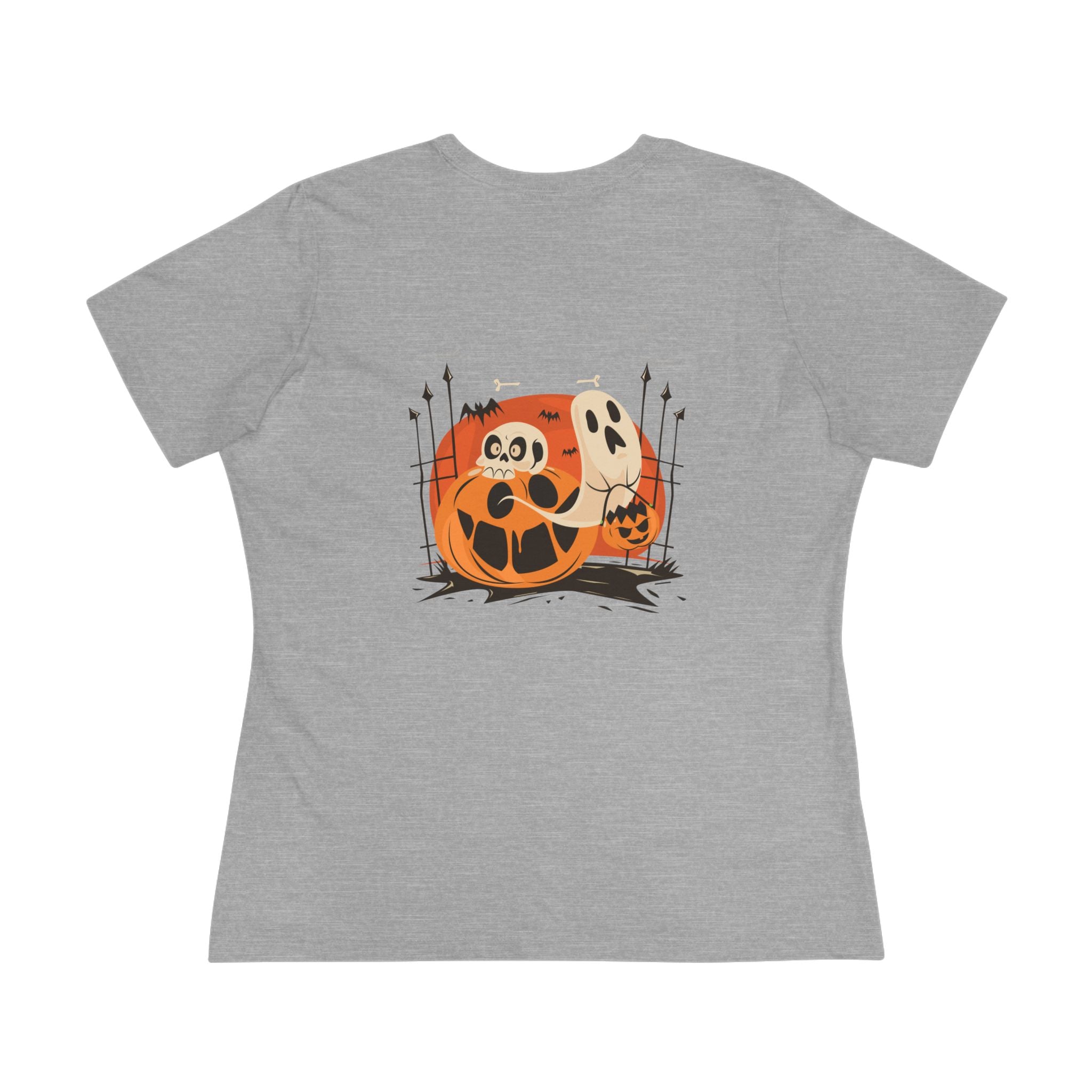 Halloween with Pumpkins | Women's Cotton Tee
