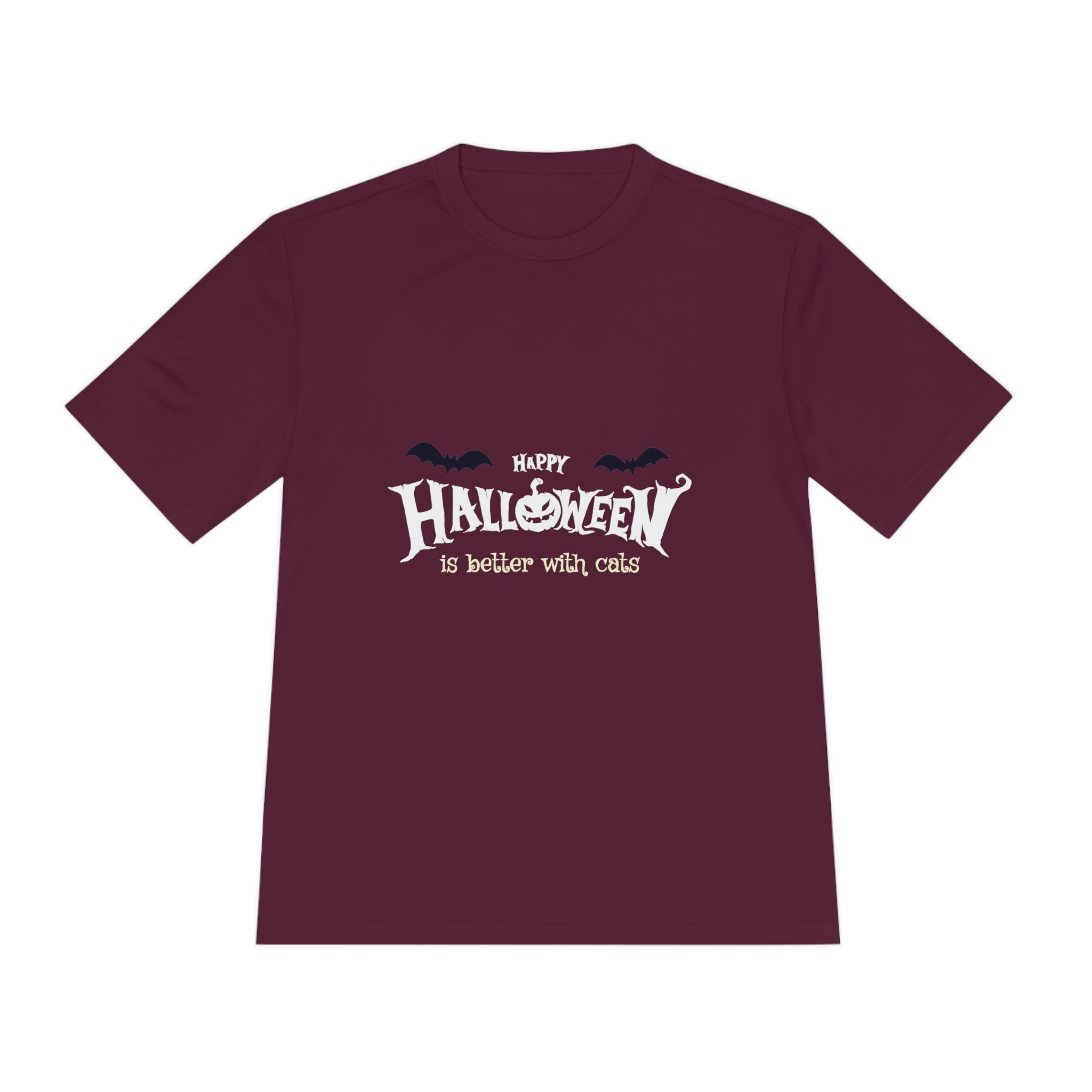 Halloween with Witch's Cats | Unisex Moisture Wicking Tee