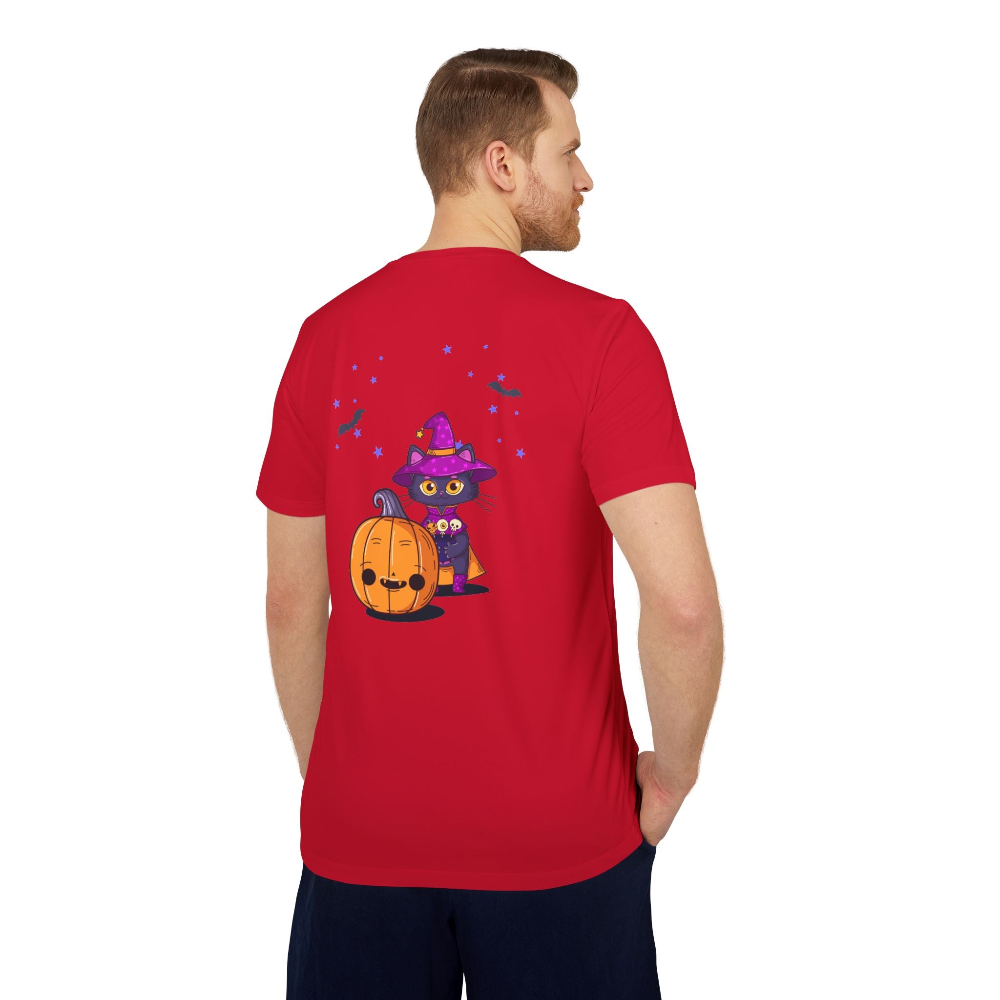Halloween with Witch's Cats | adidas Unisex Sport T-shirt