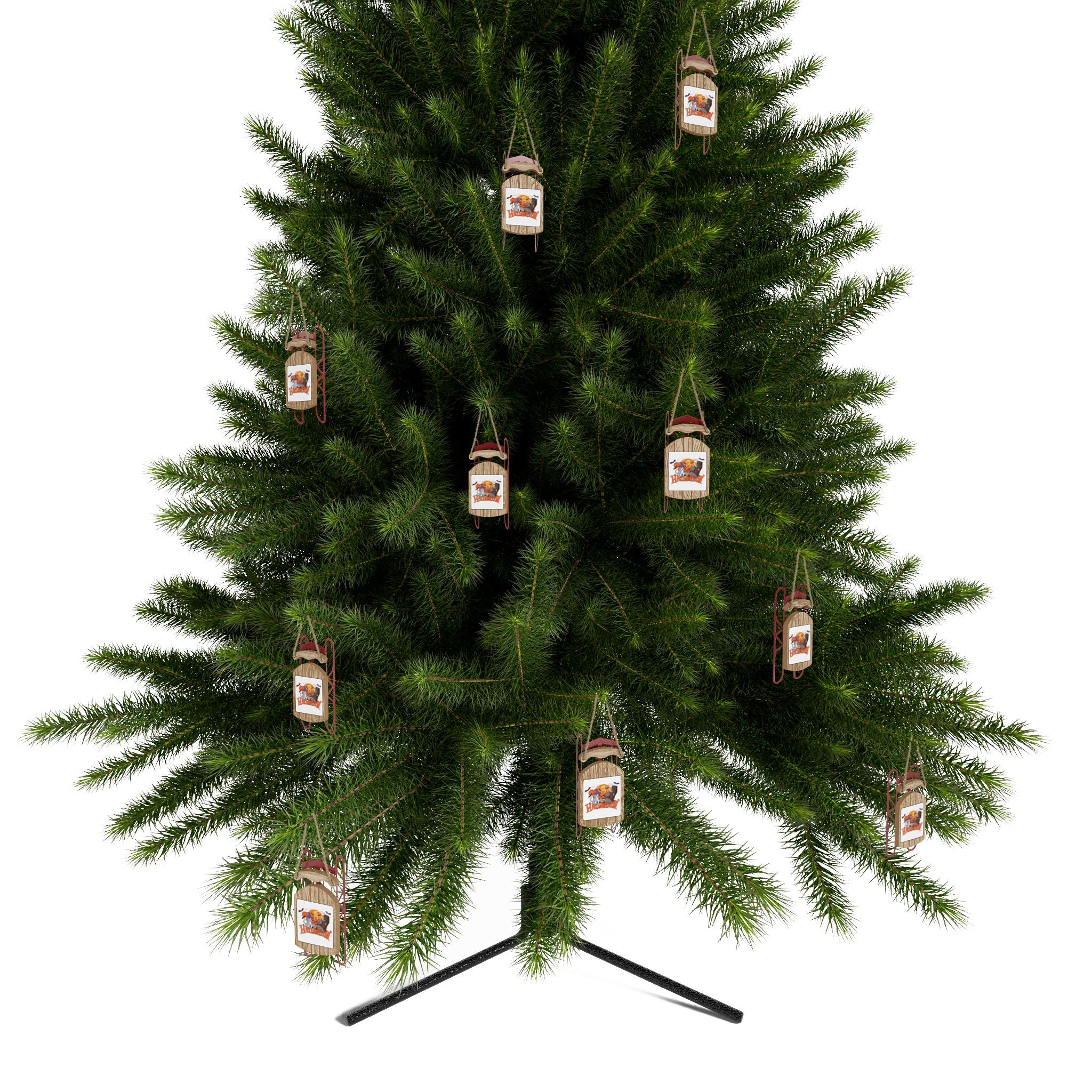 Halloween is Better with Cats | Sled Ornaments