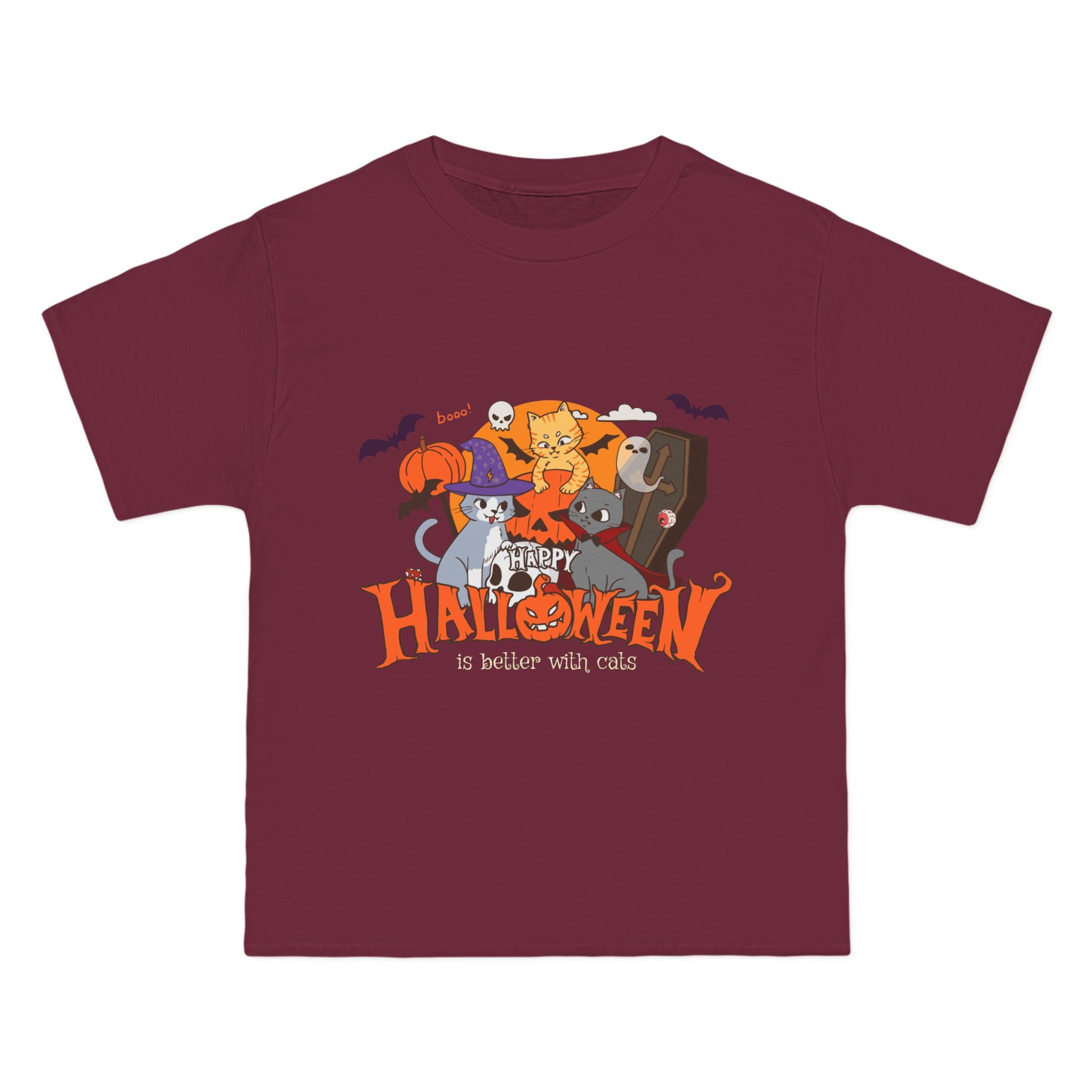 Halloween is Better with Cats | Beefy-T®  Short-Sleeve T-Shirt