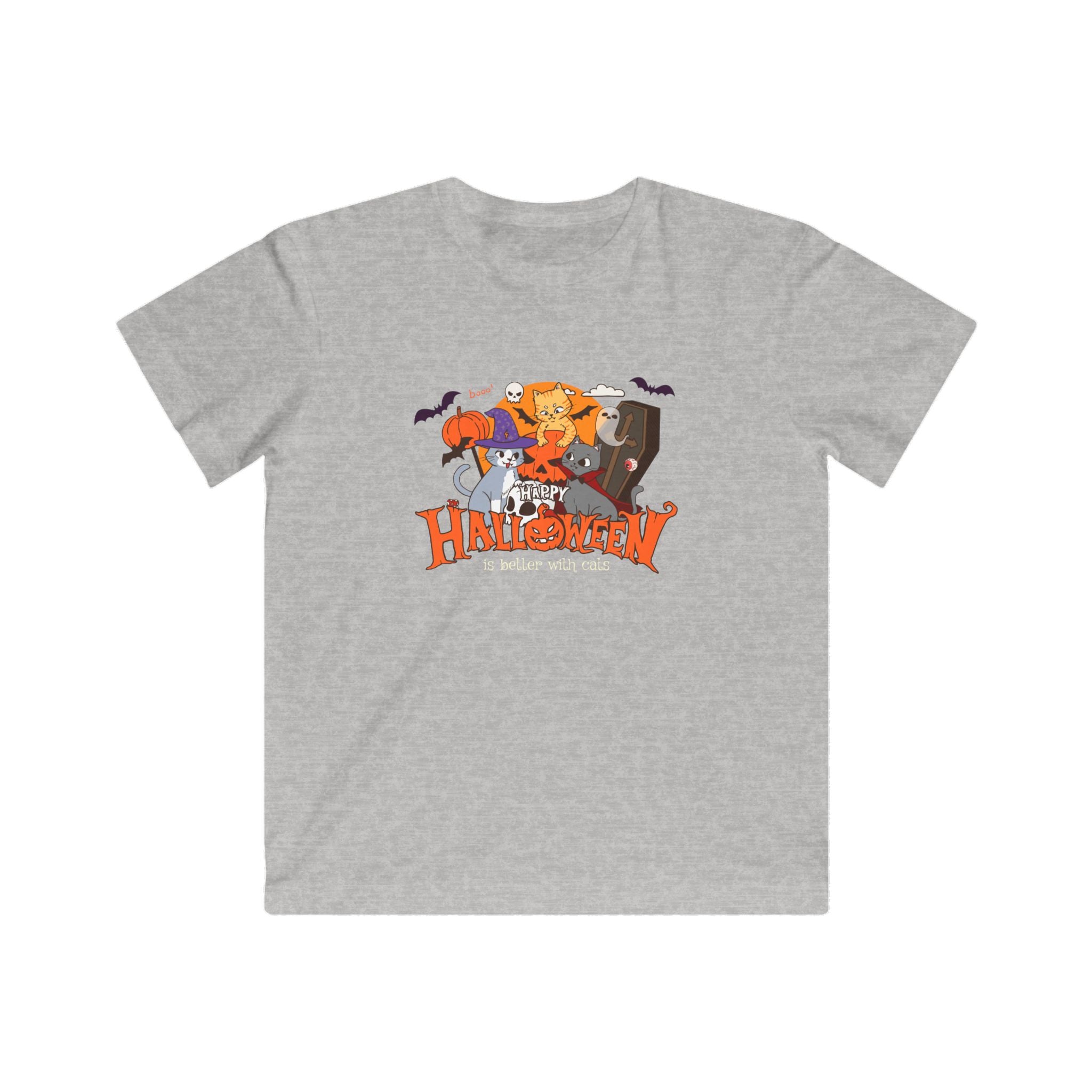 Halloween is Better with Cats | Kids Fine Jersey Tee