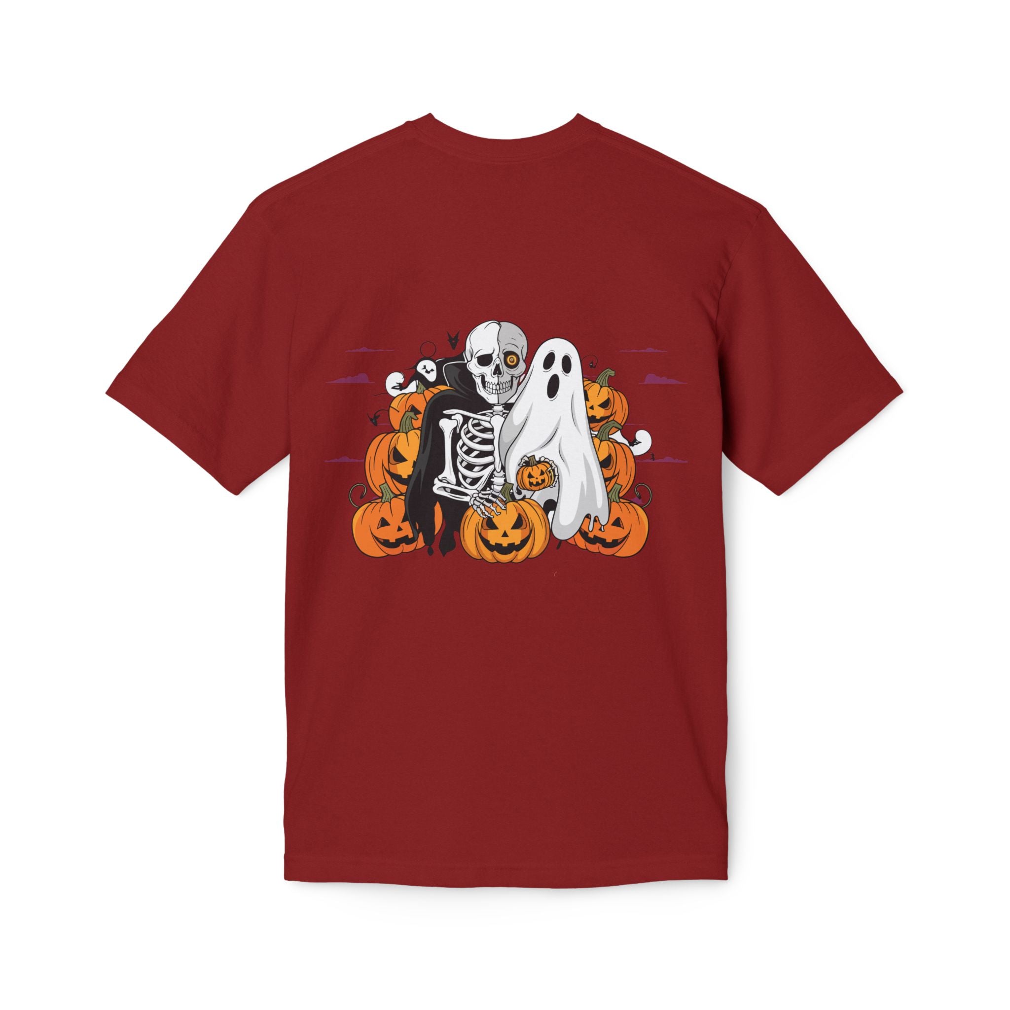 Halloween with Bats | Unisex Midweight T-shirt, Made in US