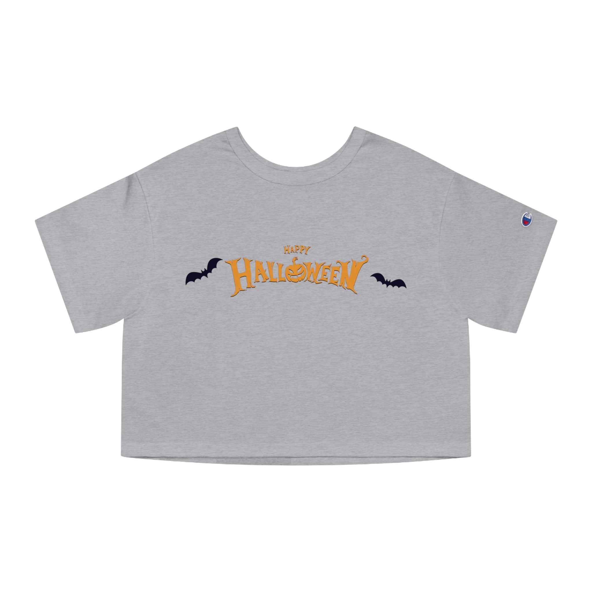 Halloween with Bats | Champion Women's Heritage Cropped T-Shirt