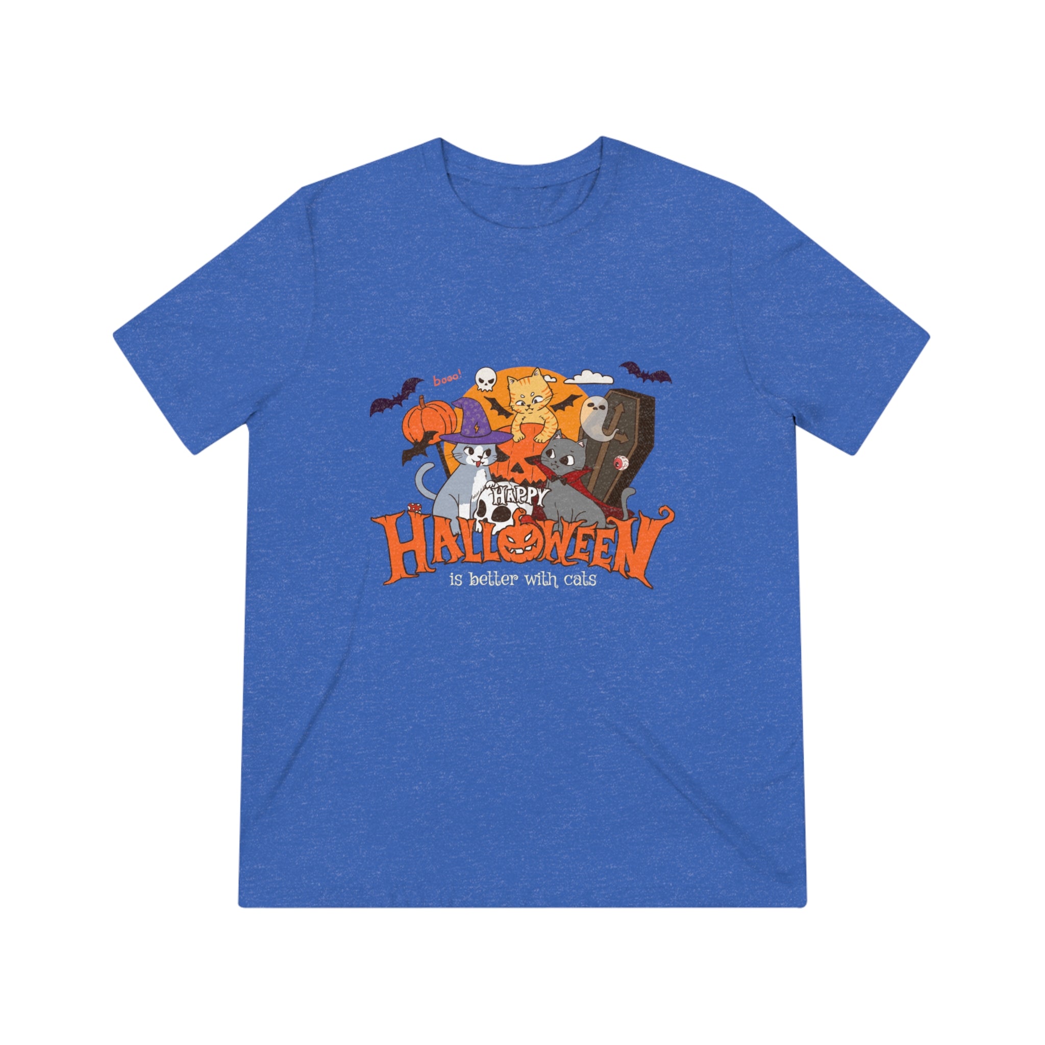 Halloween is Better with Cats | Unisex Triblend Tee