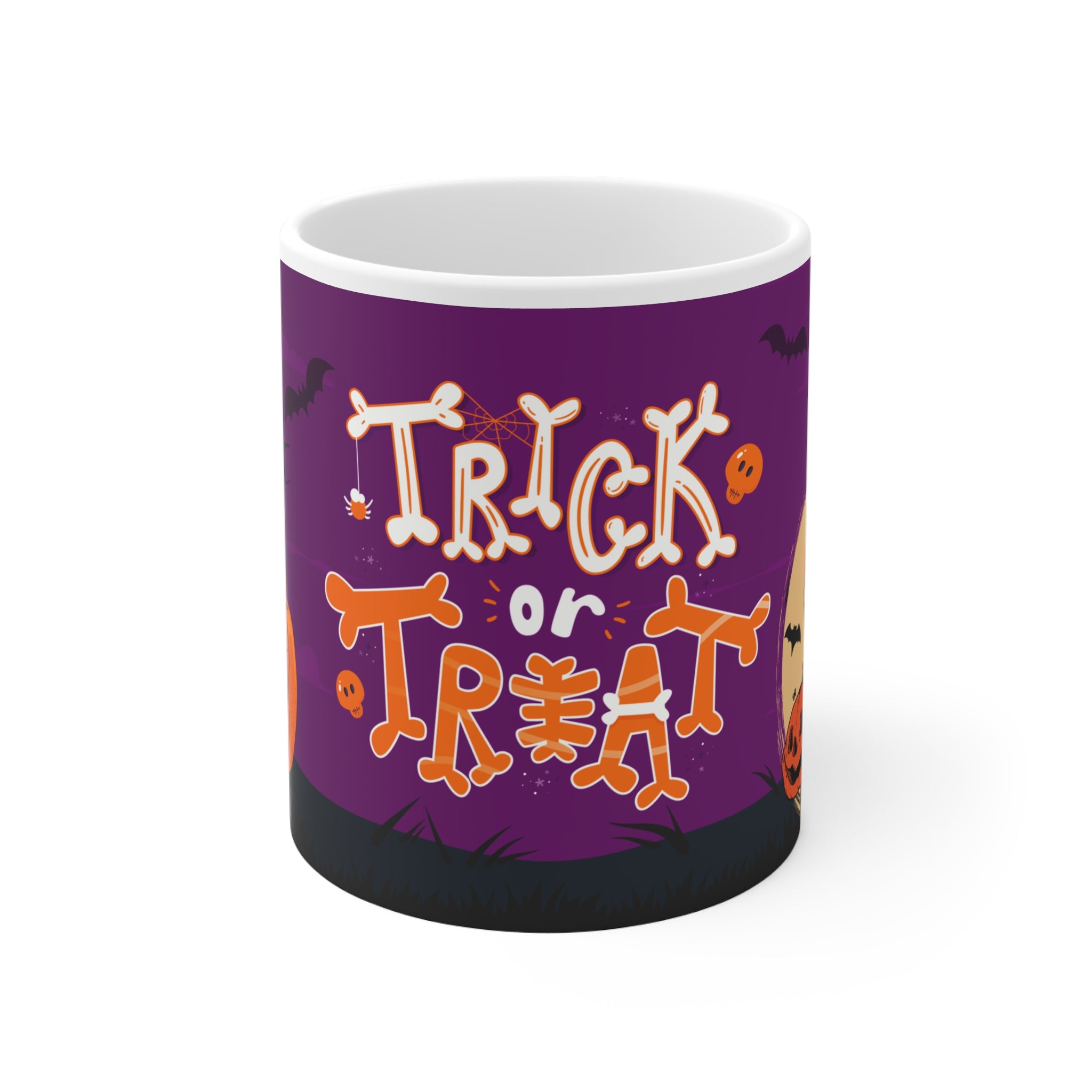 Halloween Trick or Treat | White Ceramic Mug