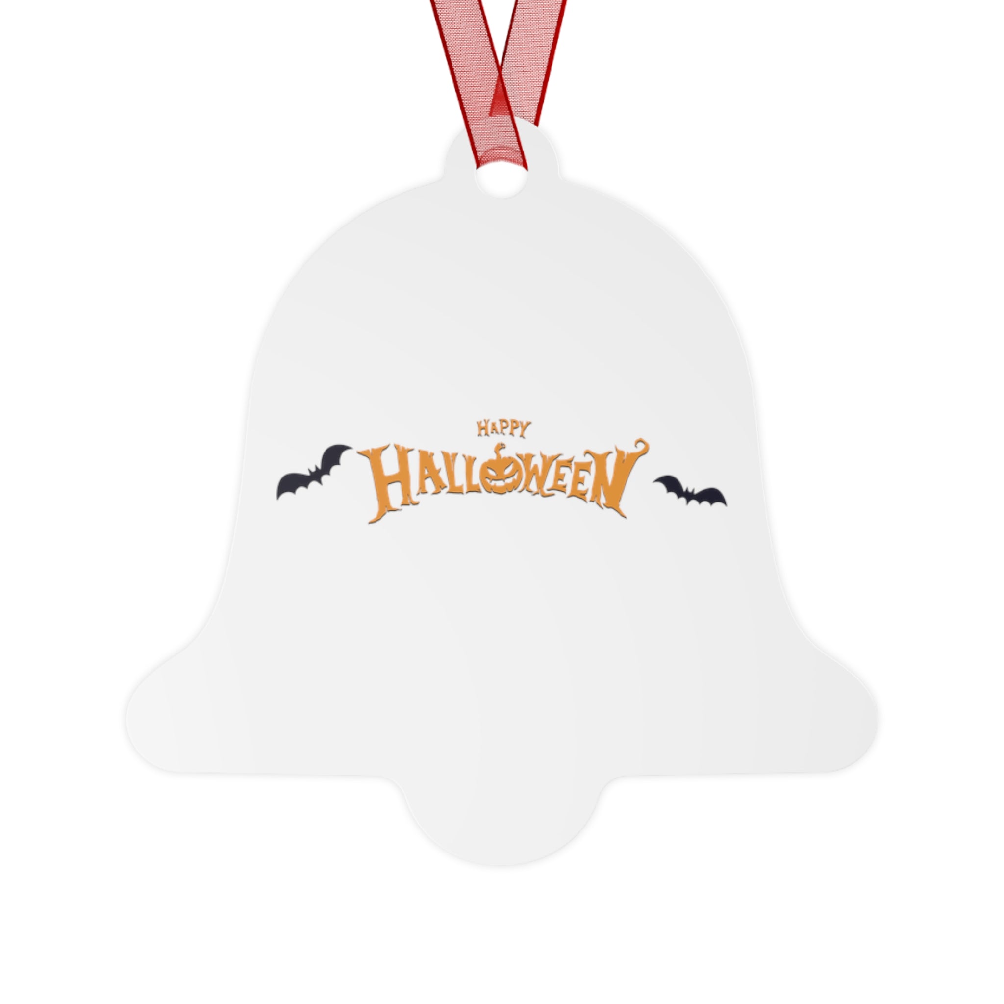 Halloween with Bats | Metal Ornaments