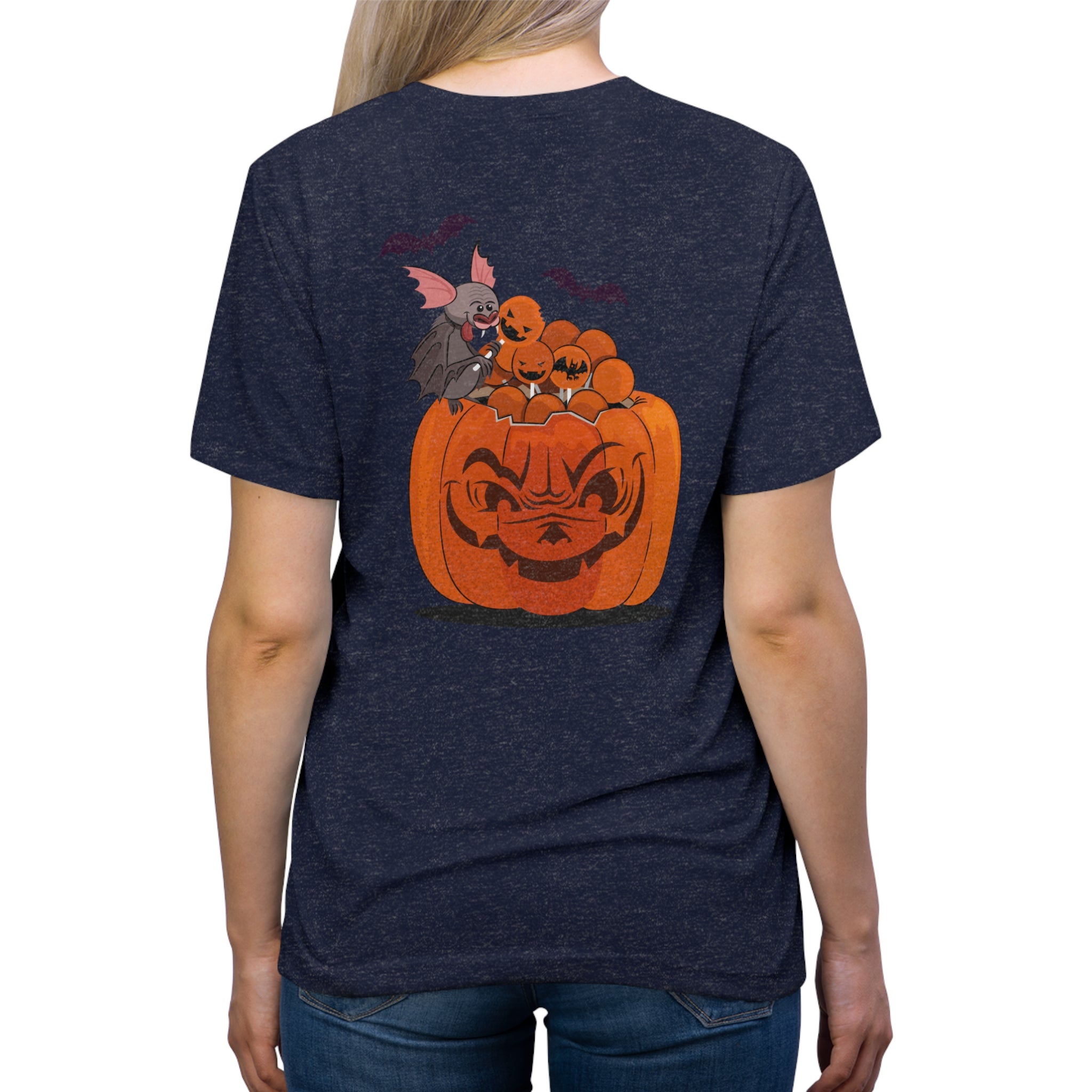 Halloween Trick or Treat | Unisex Triblend Tee
