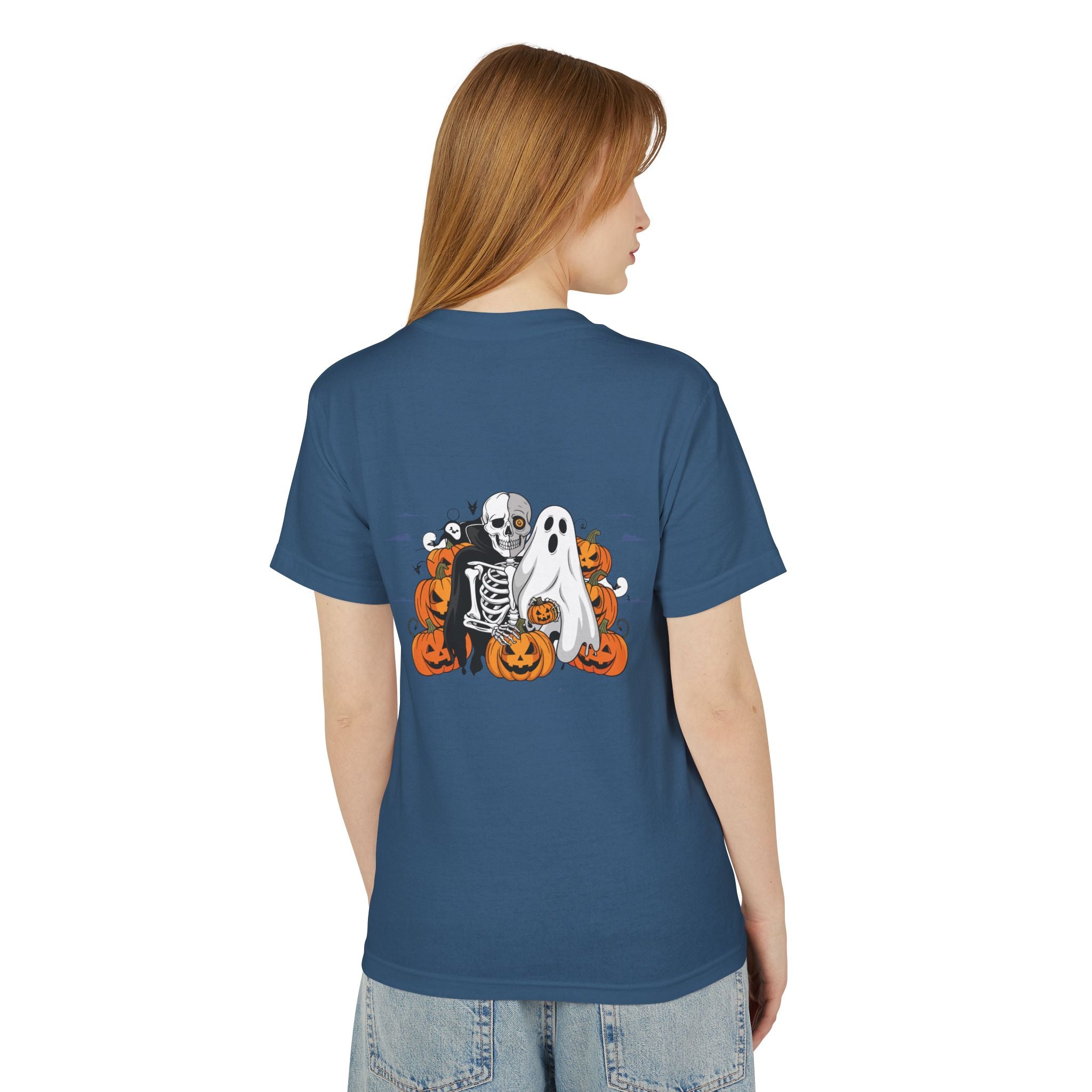 Halloween with Bats | Unisex Garment-Dyed Heavyweight Cotton Tee