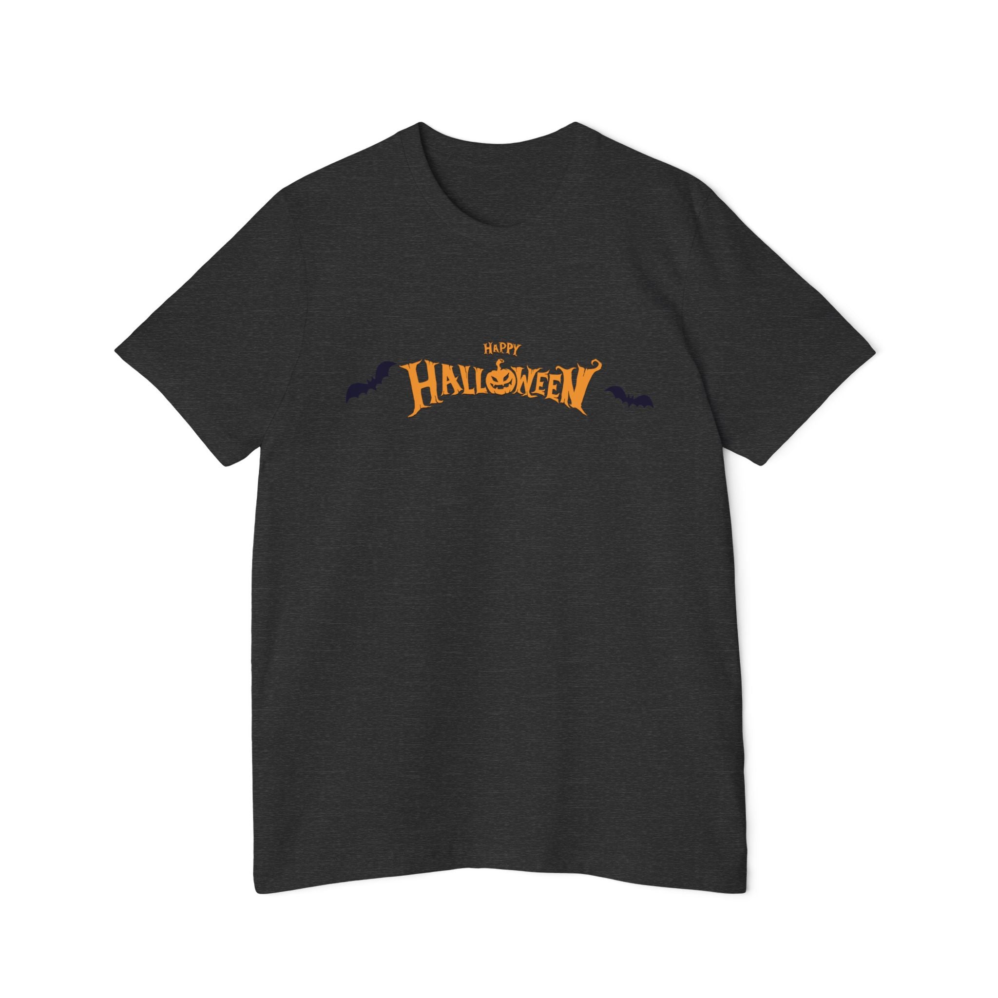 Halloween with Bats | USA-Made Unisex Short-Sleeve Jersey T-Shirt
