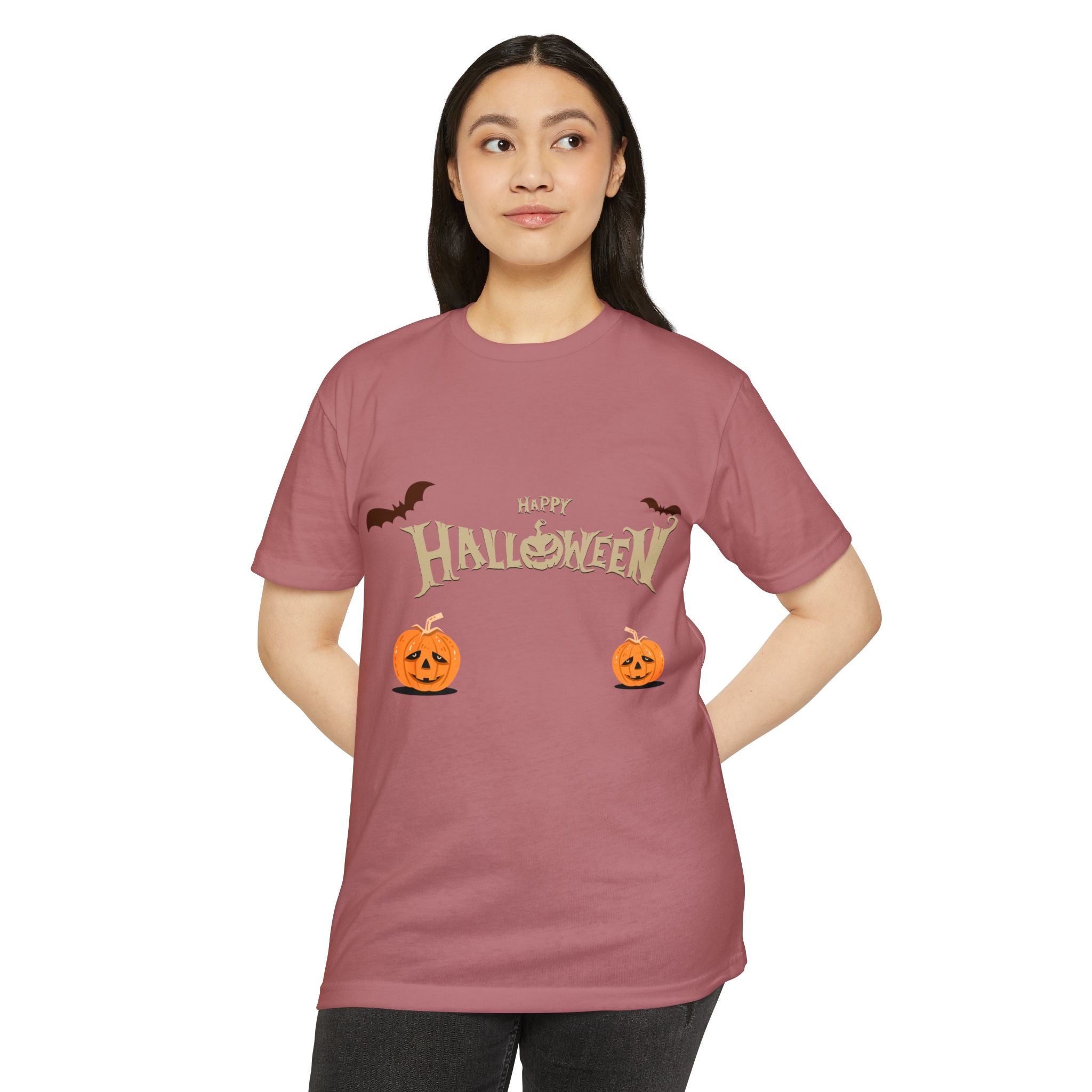 Halloween with Pumpkins | Unisex CVC Jersey T-shirt