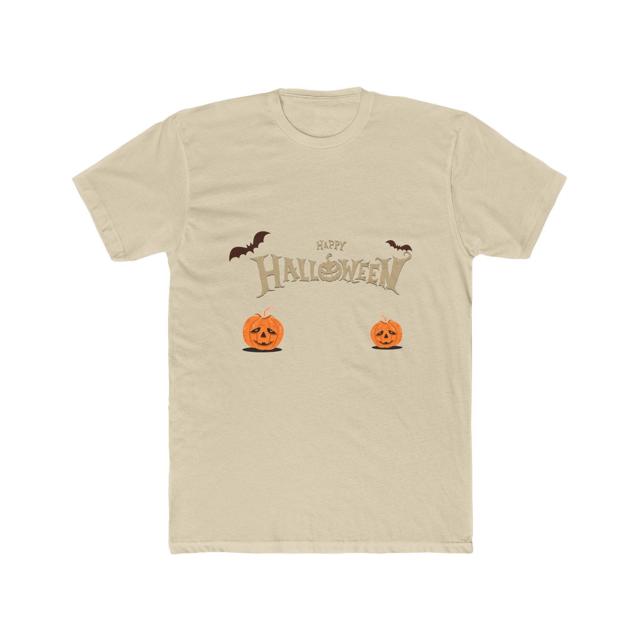 Halloween with Pumpkins | Unisex Cotton Crew Tee