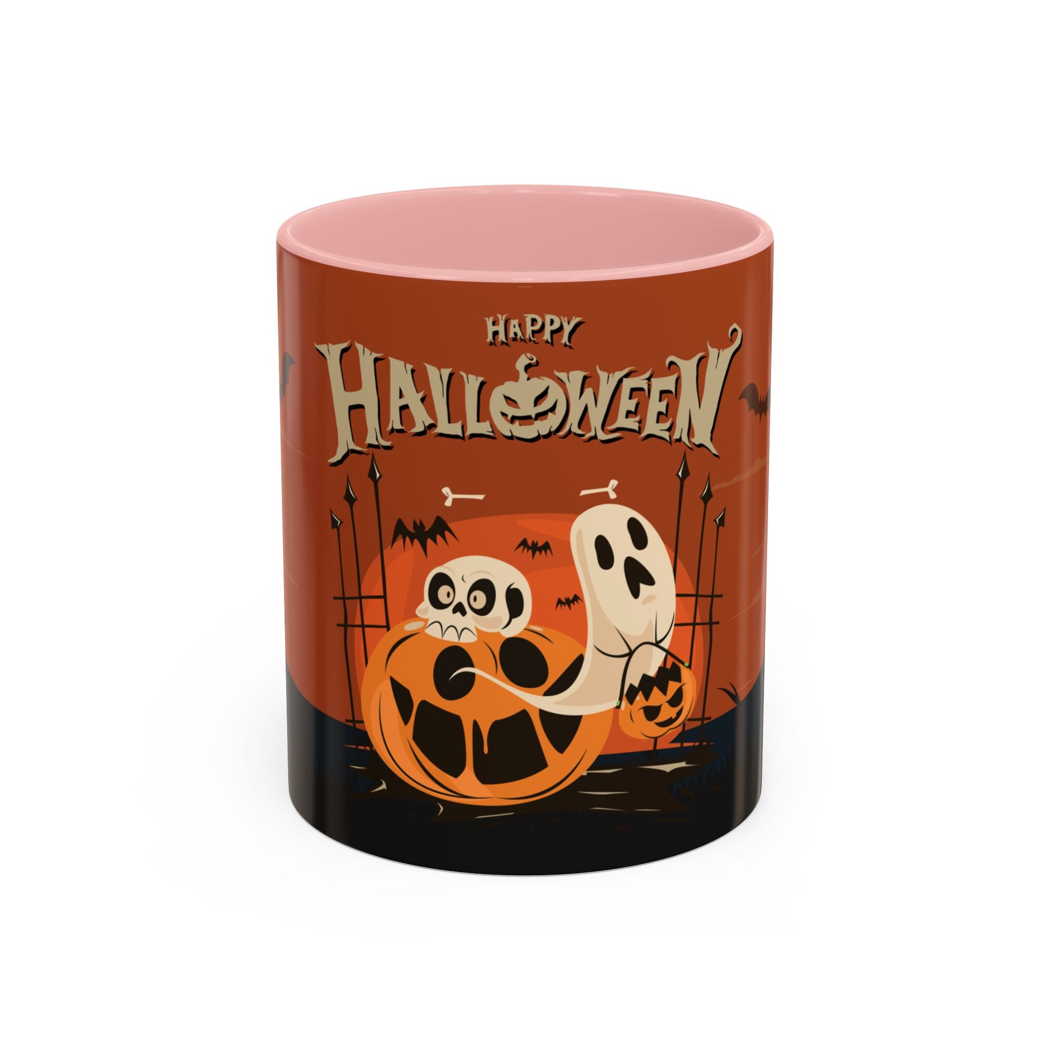 Happy Halloween with Pumpkin | Accent Coffee Mug