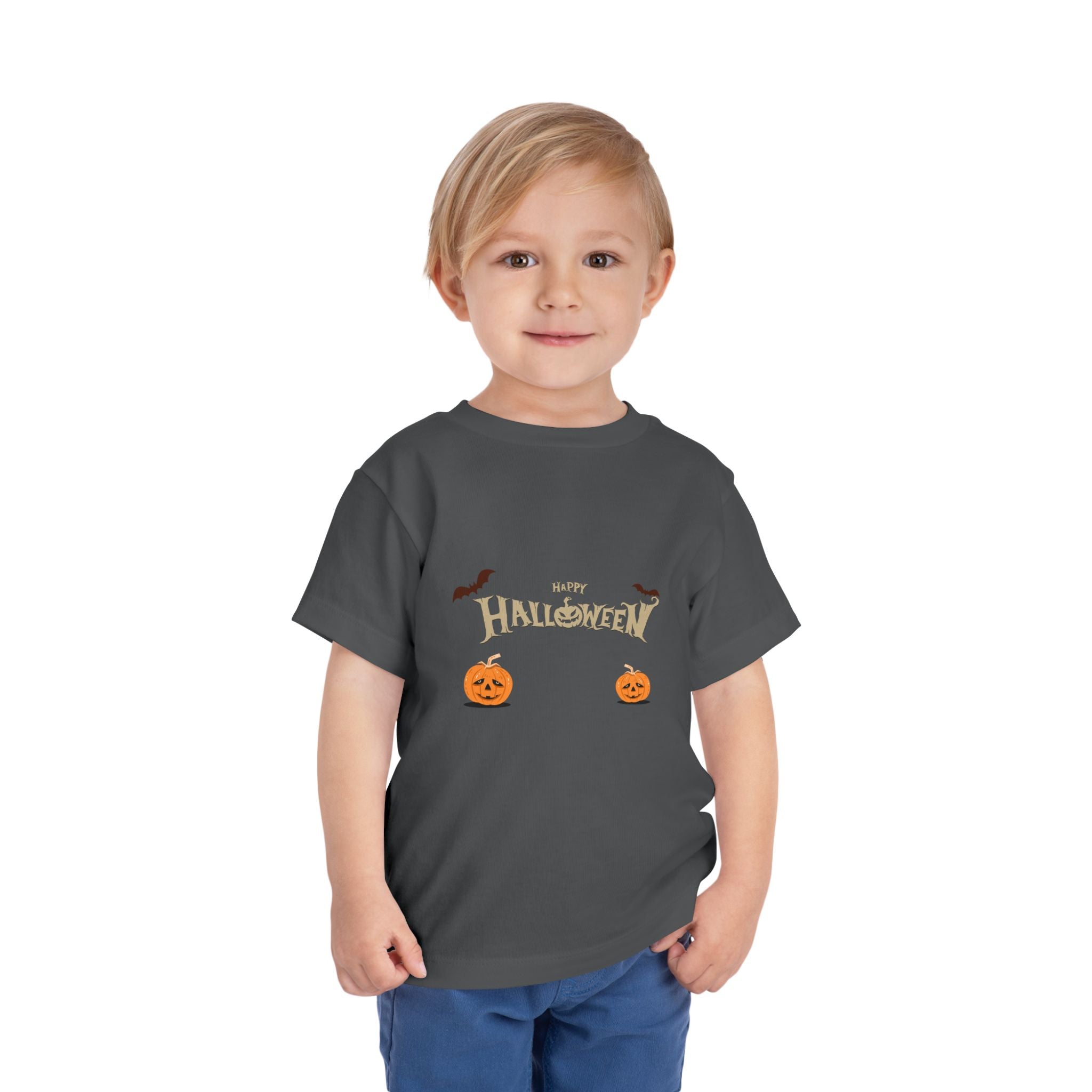 Halloween with Pumpkins | Toddler Short Sleeve Tee