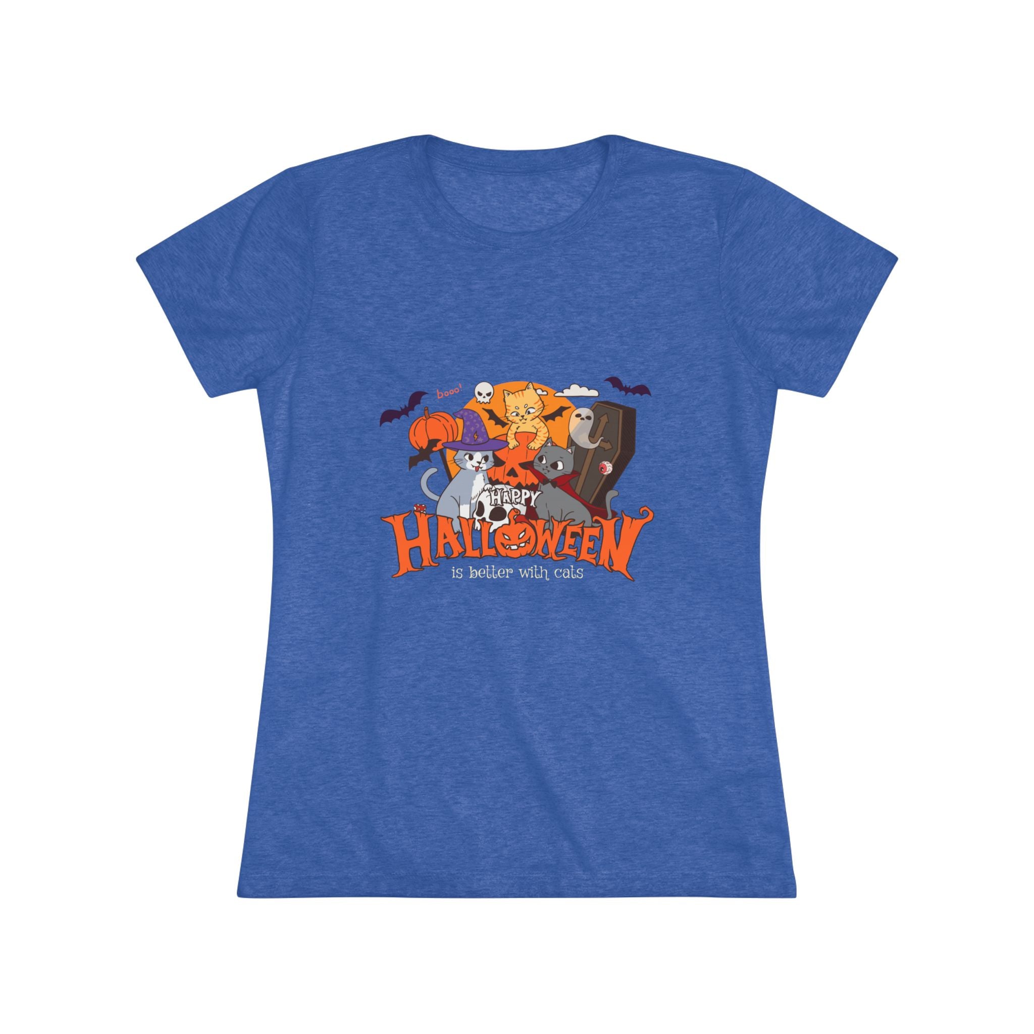 Halloween is Better with Cats | Women's Triblend Tee