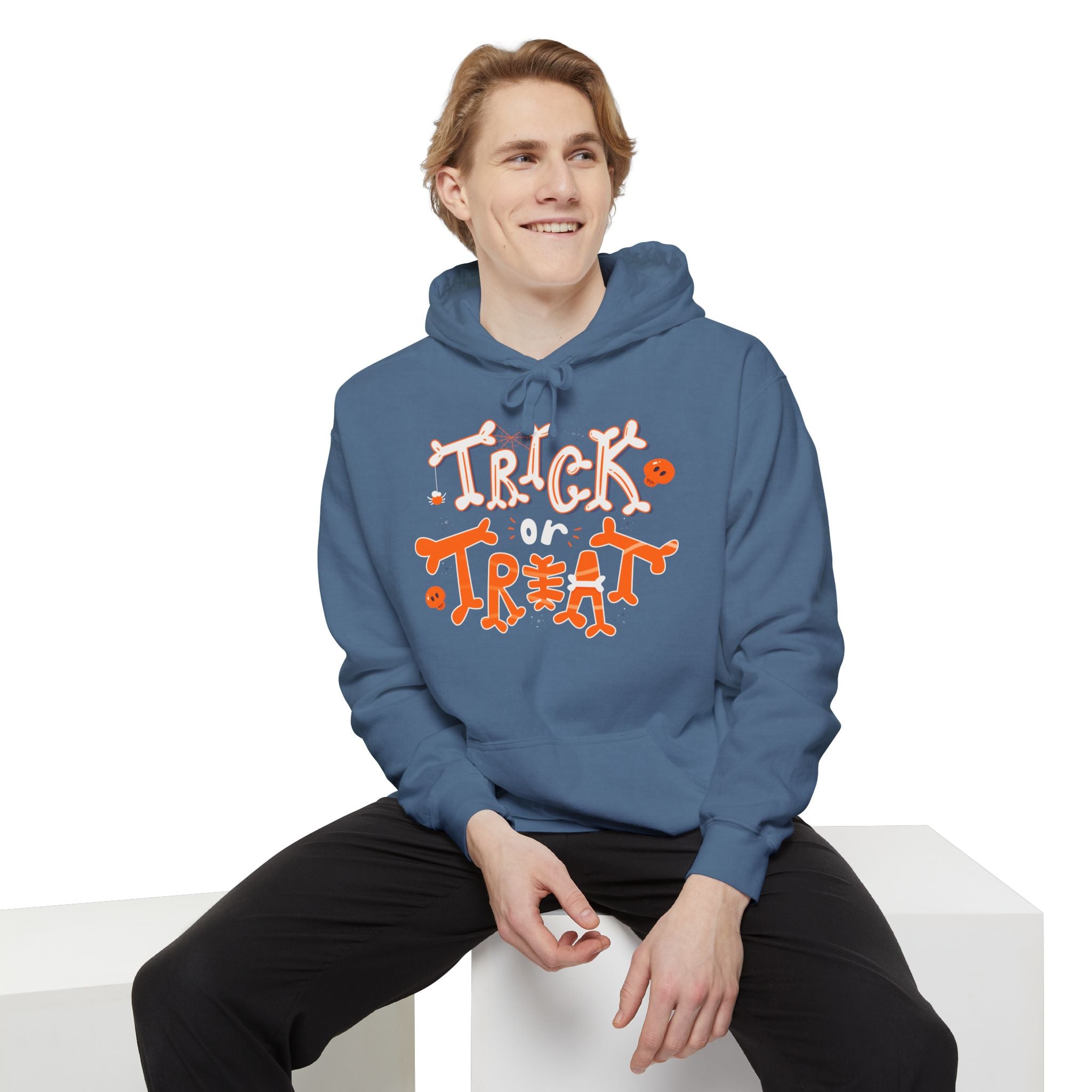 Halloween Trick or Treat | Unisex Garment-Dyed Hoodie