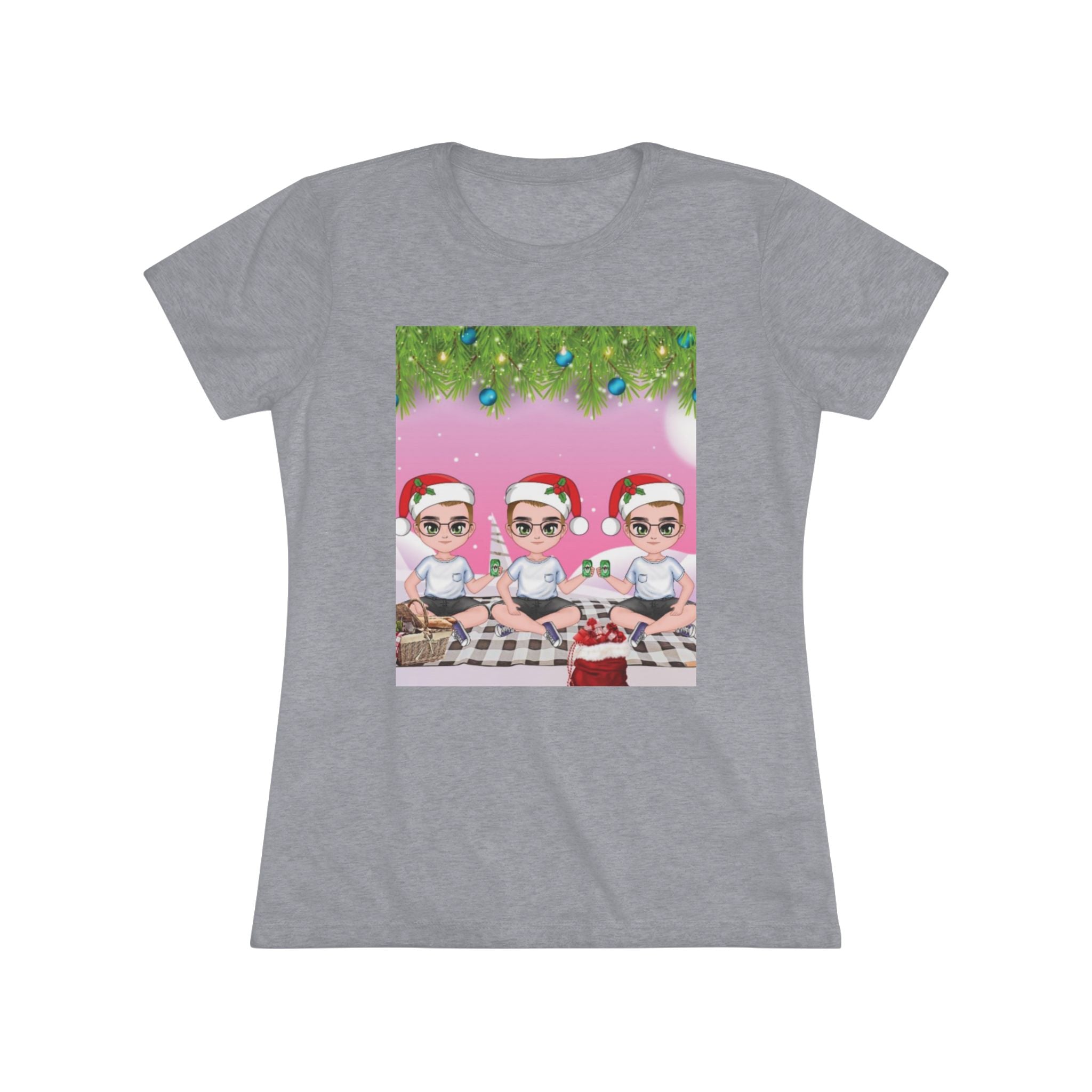HAPPY CHRISTMAS DAY Women's Triblend Tee