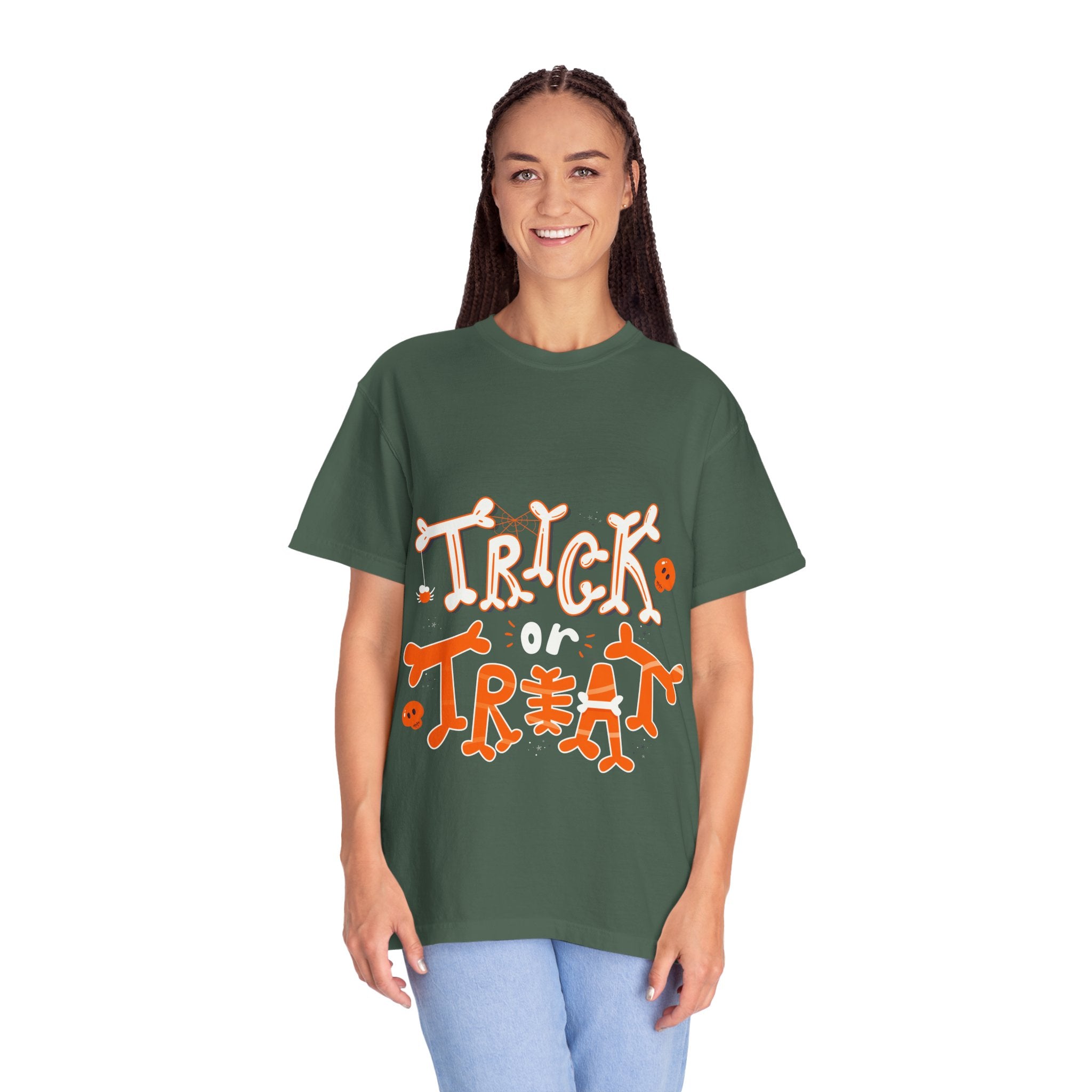Halloween Trick or Treat  | Unisex Garment-Dyed T-shirt