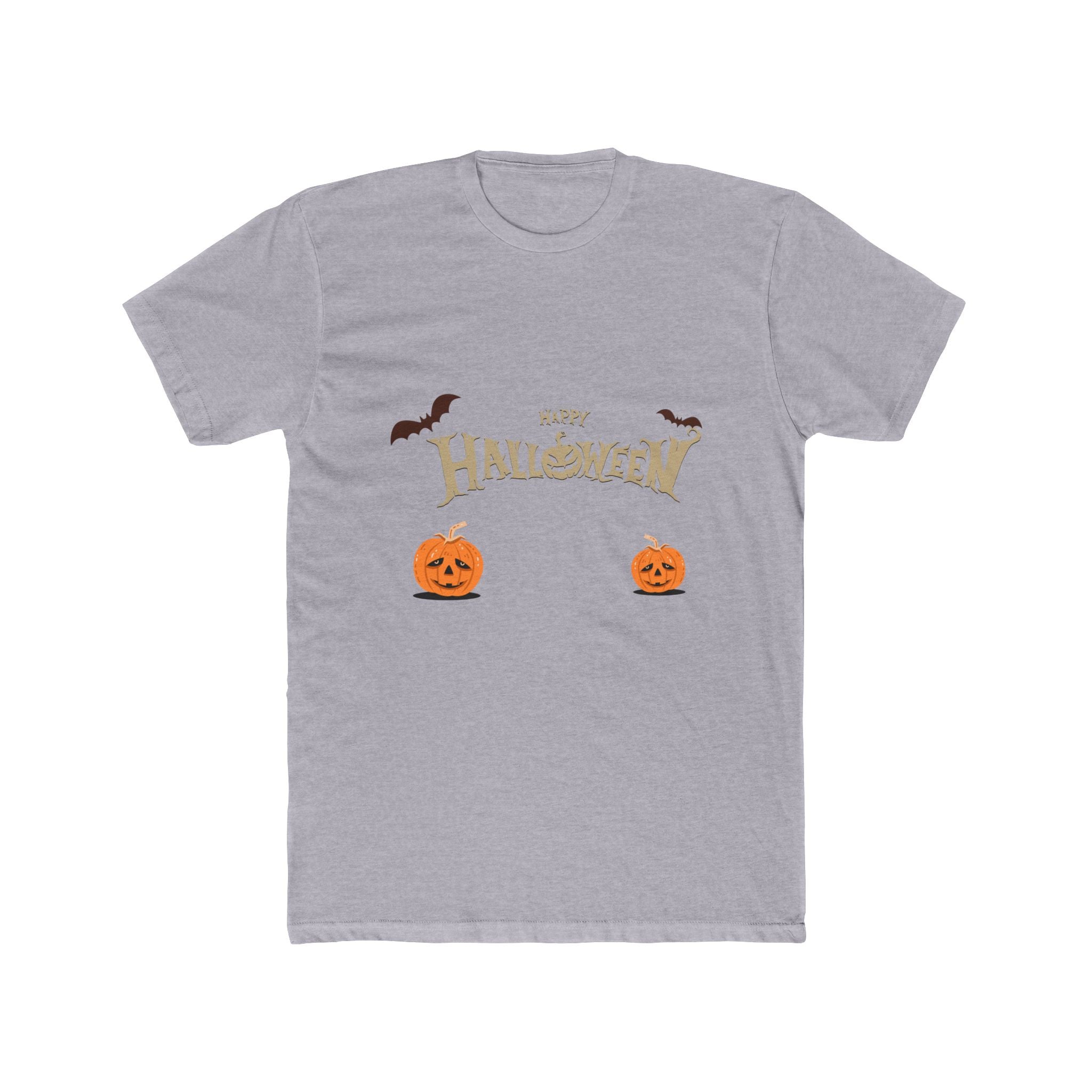 Halloween with Pumpkins | Unisex Cotton Crew Tee