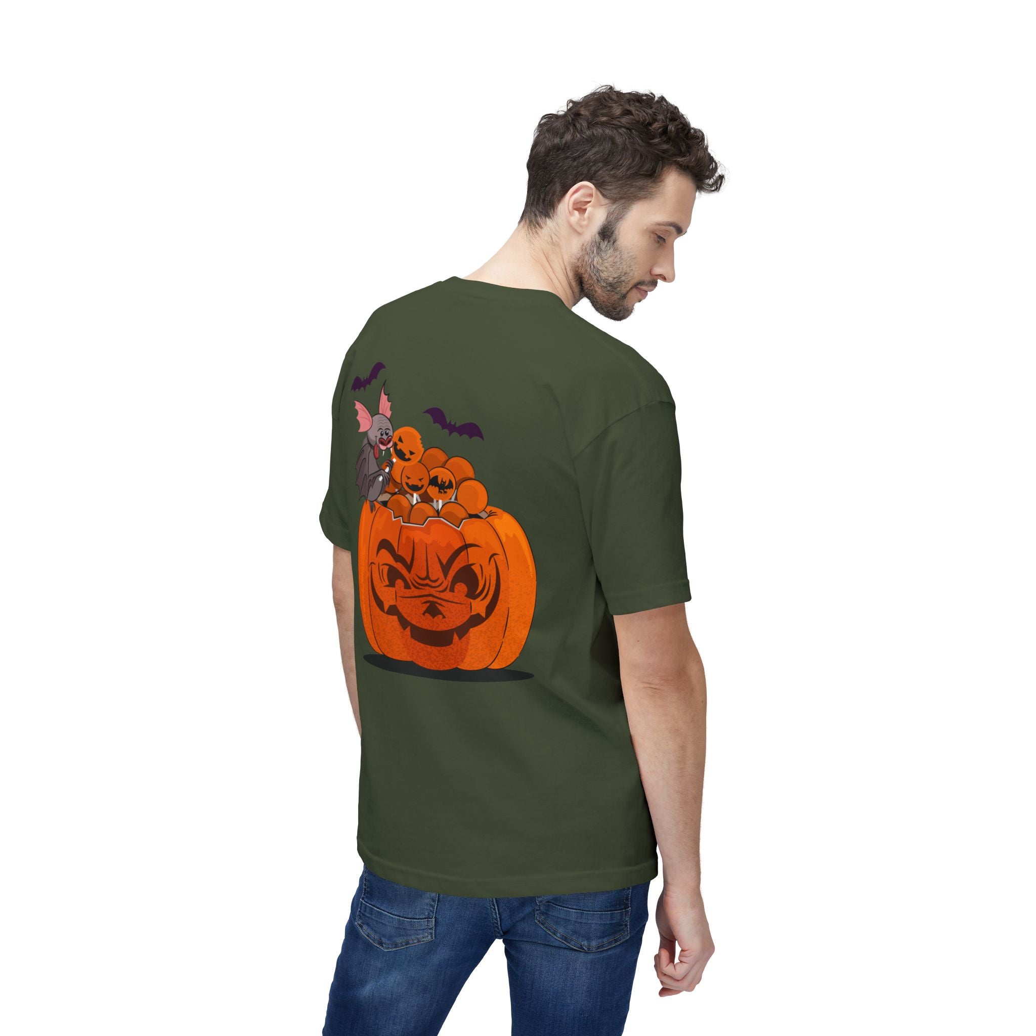 Halloween Trick or Treat | Unisex Midweight T-shirt, Made in US