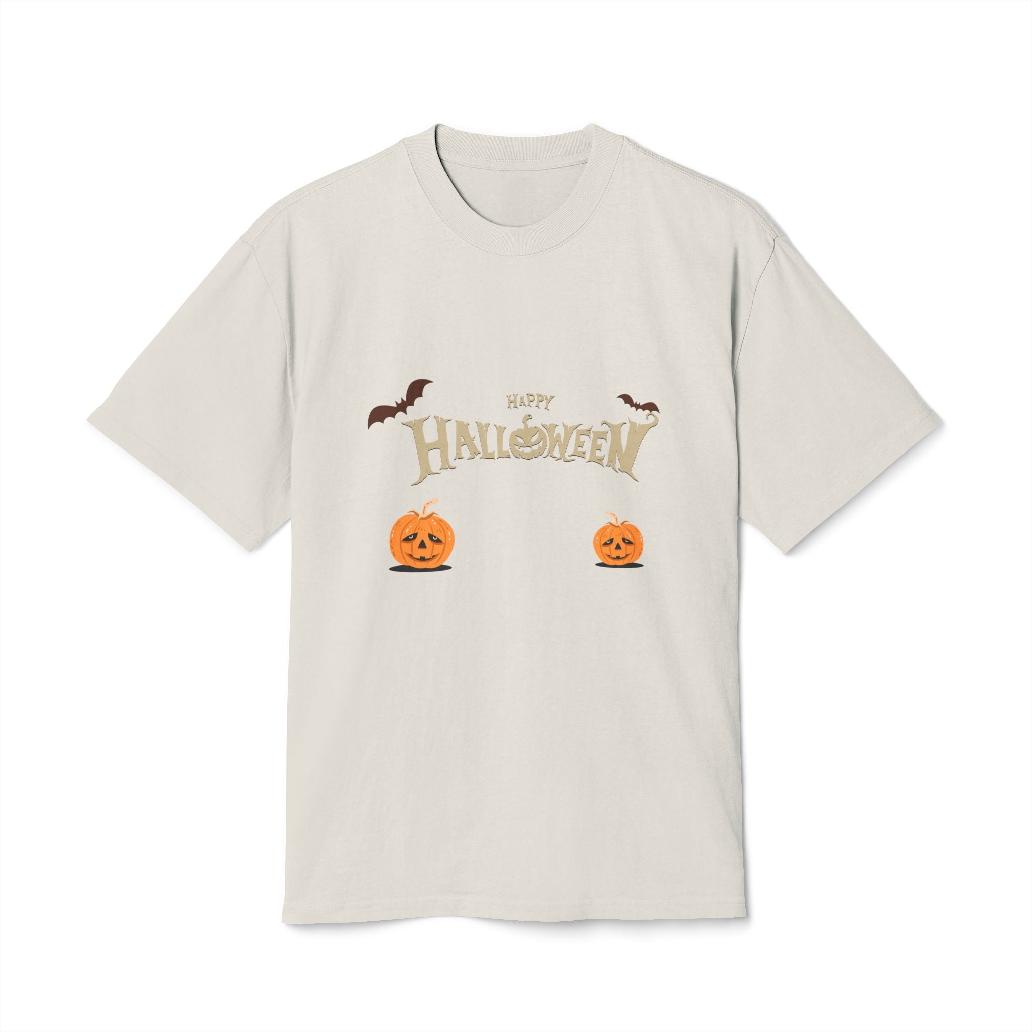 Halloween with Pumpkins | Unisex Heavy Faded Tee