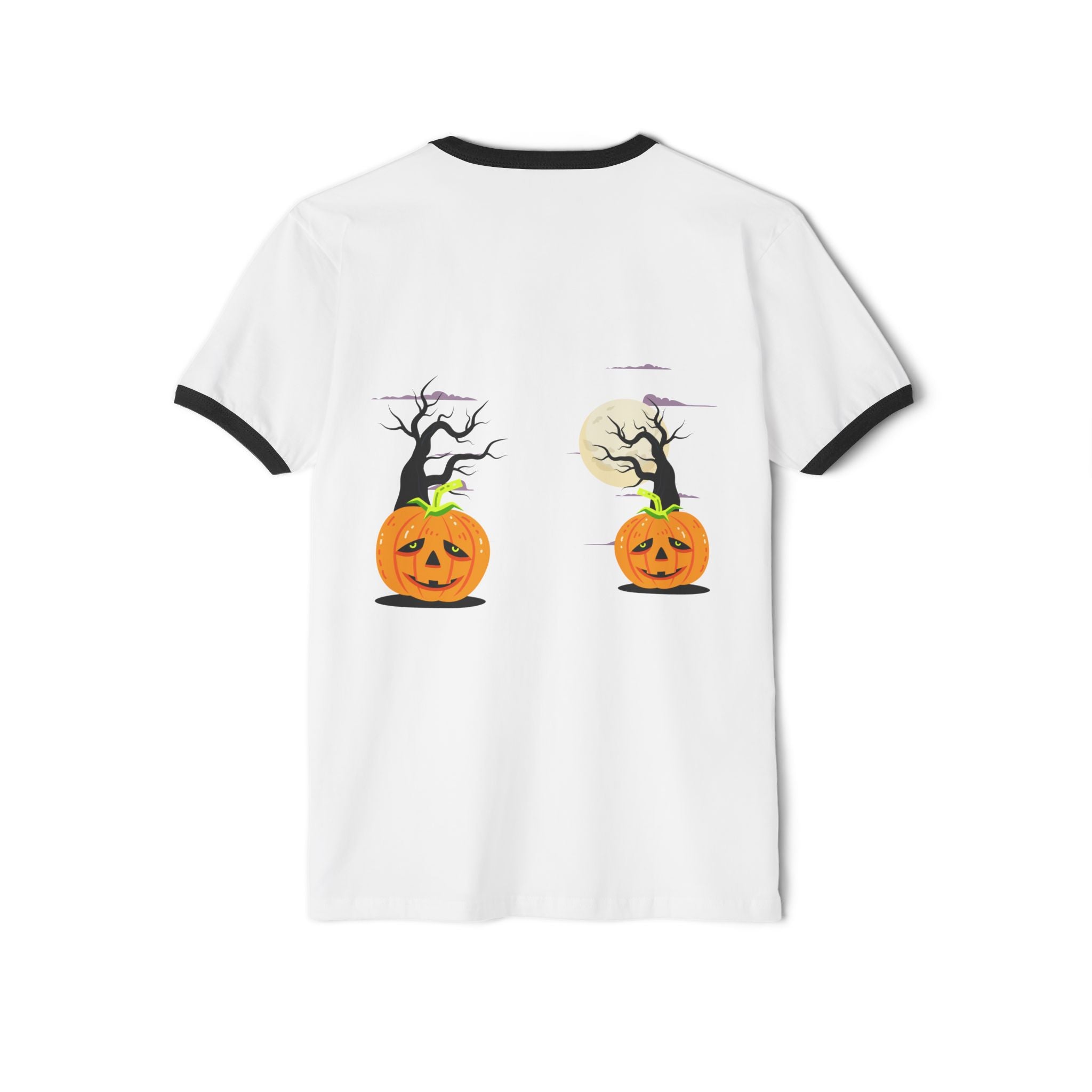 Halloween is Better with Cats | Unisex Cotton Ringer T-Shirt