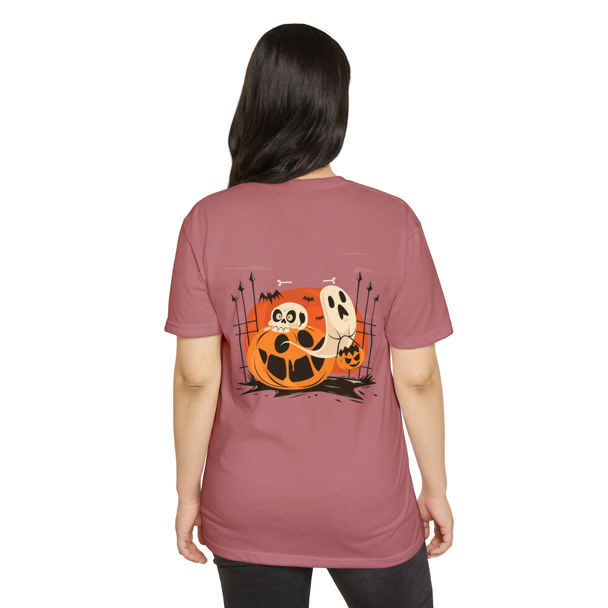 Halloween with Pumpkins | Unisex CVC Jersey T-shirt