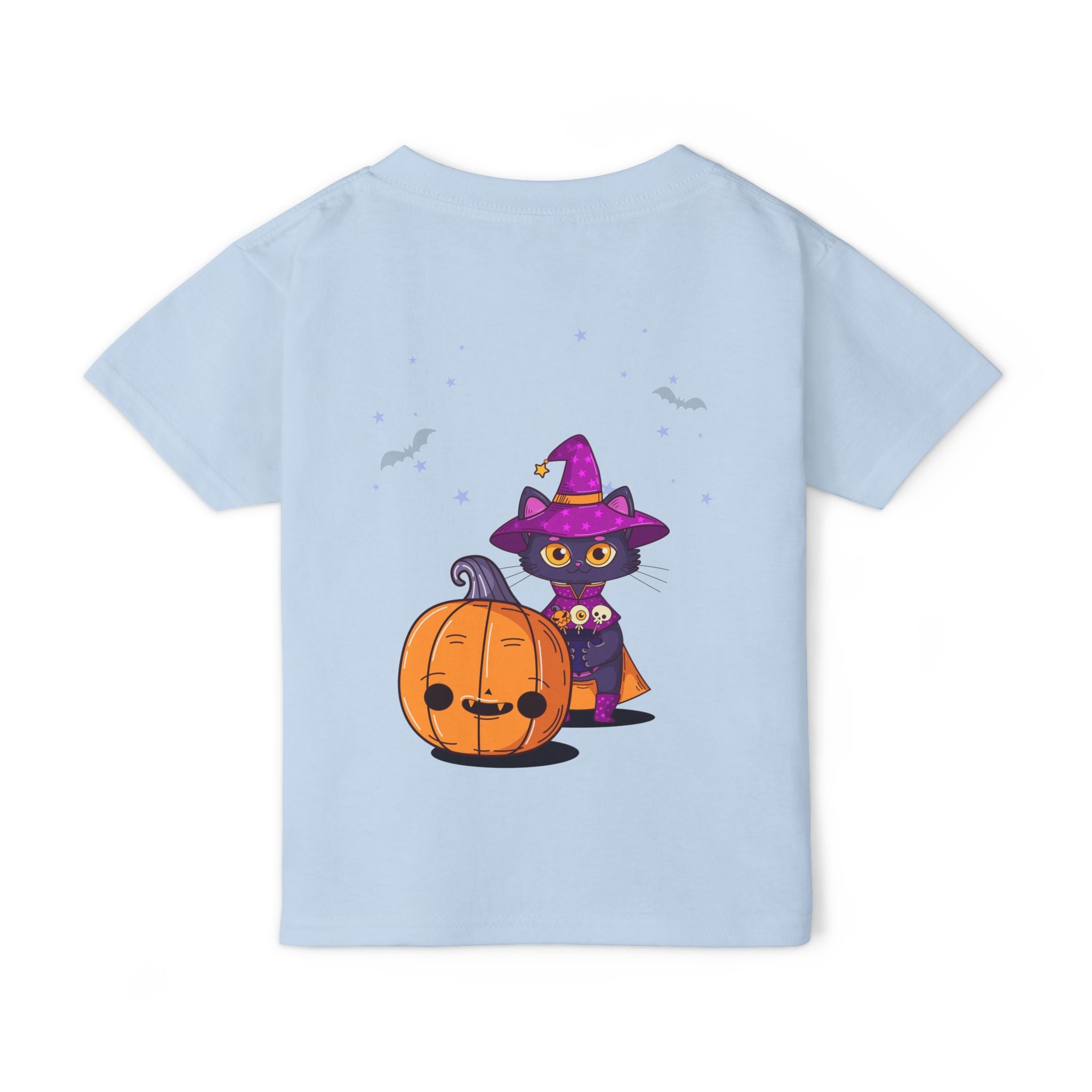 Halloween with Witch's Cats | Heavy Cotton Toddler T-shirt